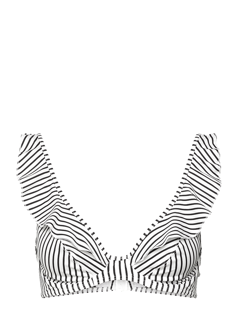 Freya - JEWEL COVE - bikinitoppar med bygel - stripe black - 1