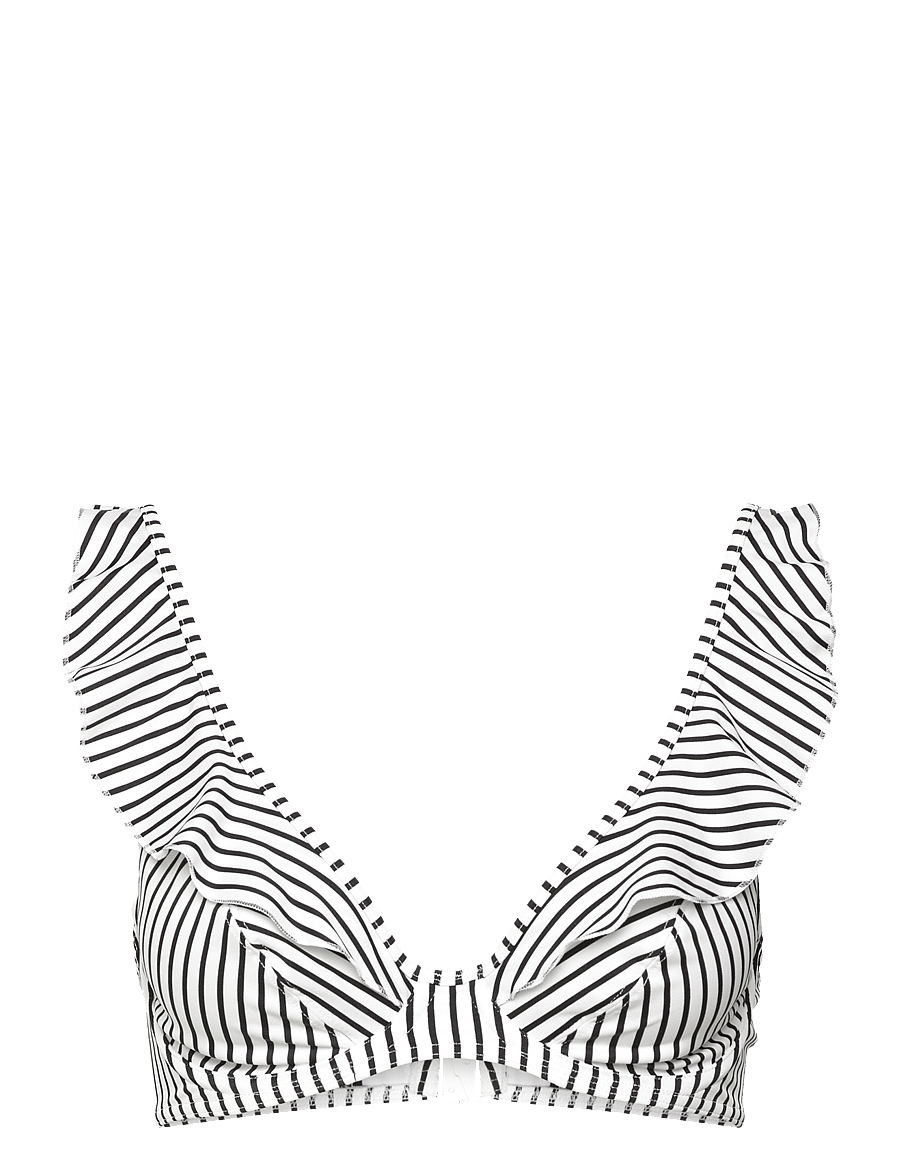 Freya - JEWEL COVE UW HIGH APEX BIKINI TOP 30 D - bikinitoppe med bøjle - stripe black - 1