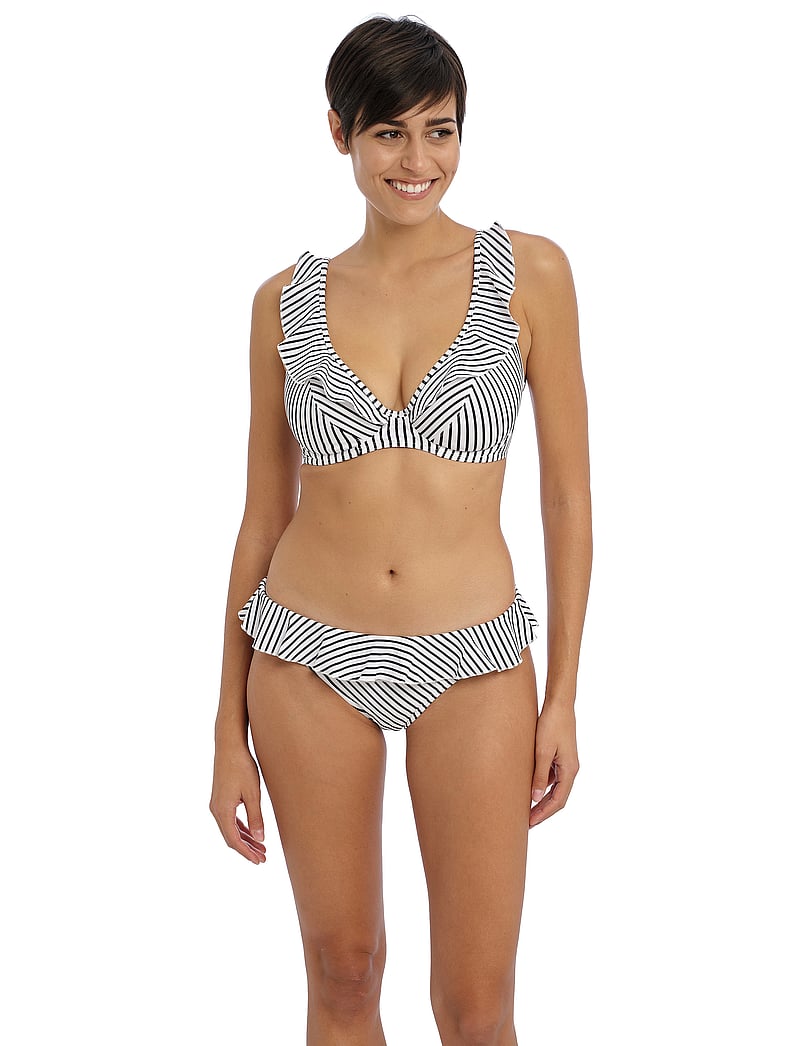 Freya - JEWEL COVE - bikinitoppar med bygel - stripe black - 0