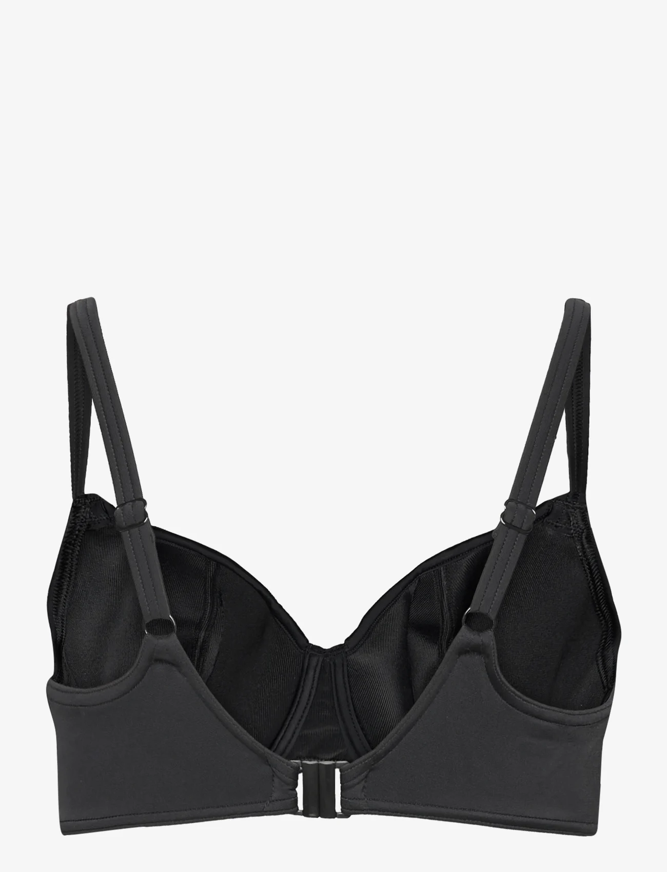 Freya - JEWEL COVE - vielutėmis sutvirtintos bikinio liemenėlės - plain black - 1