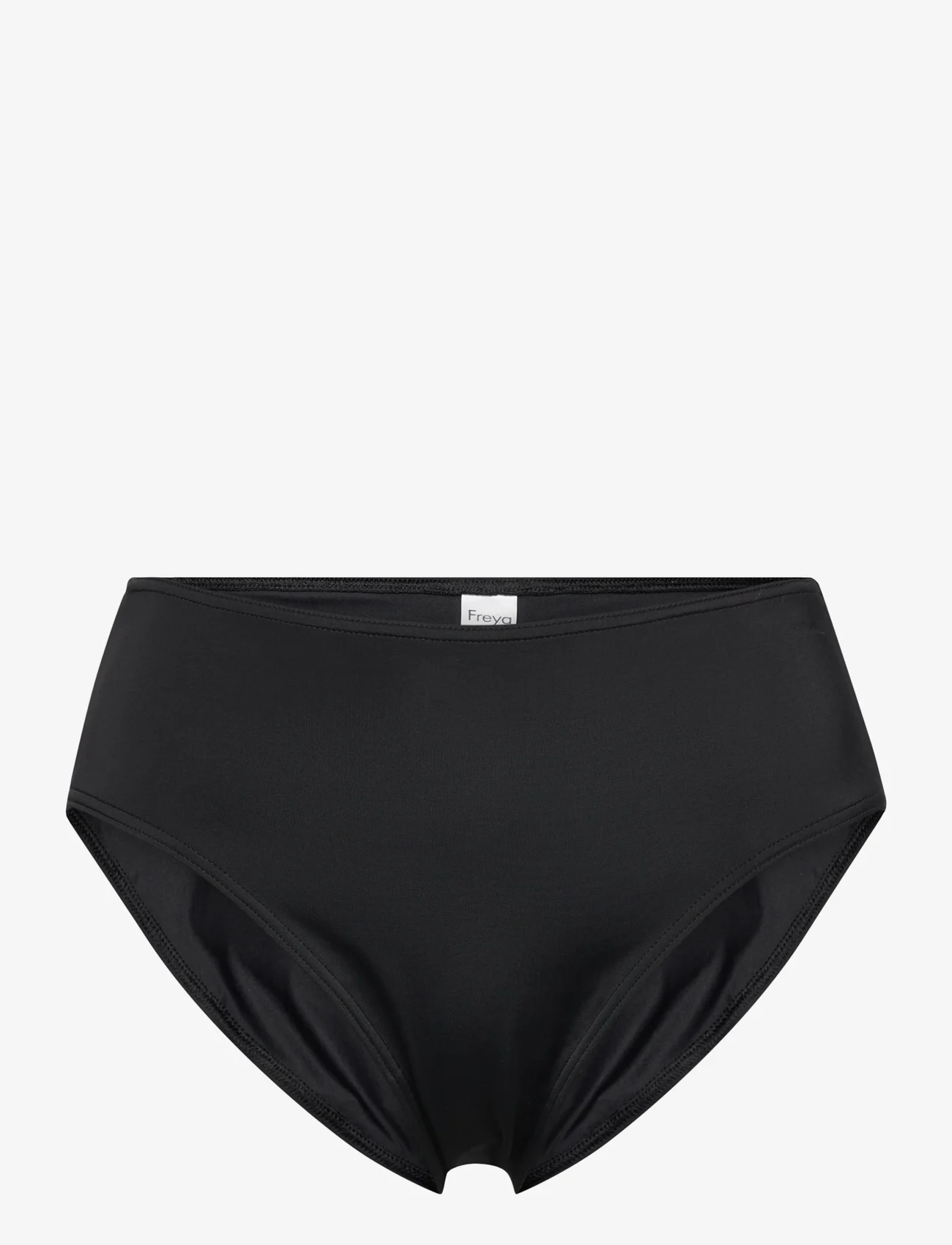 Freya - JEWEL COVE - high waist bikini bottoms - plain black - 0