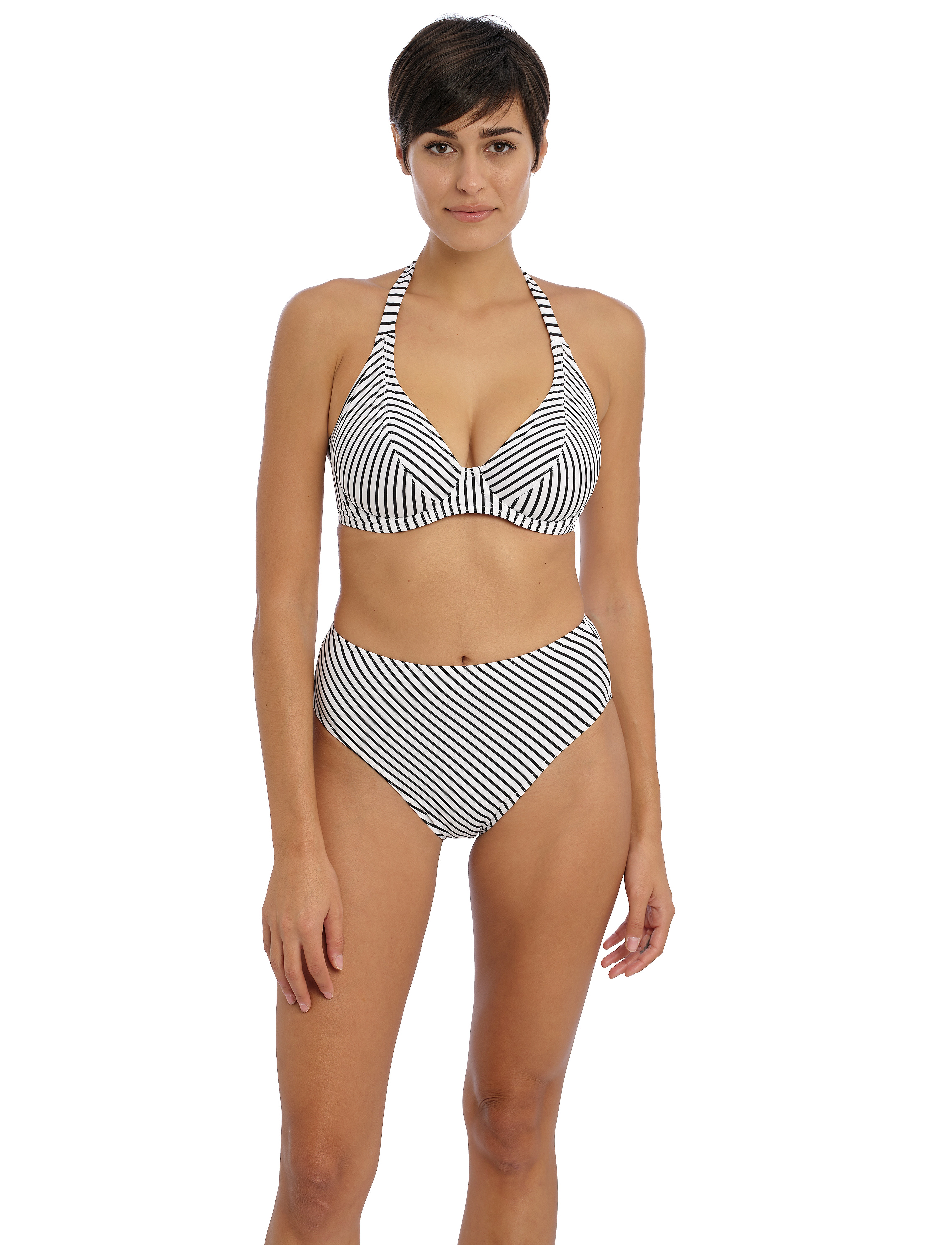 Freya Jewel Cove, XL, Bikini Unterteile, Weiß - High Waist Bikinis, Frauen