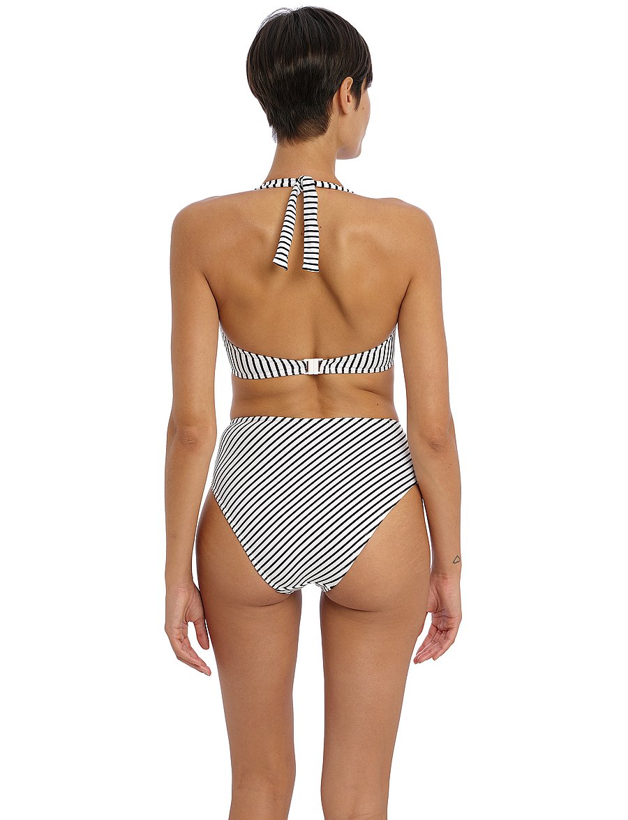 Freya - JEWEL COVE - bikini z wysokim stanem - stripe black - 3