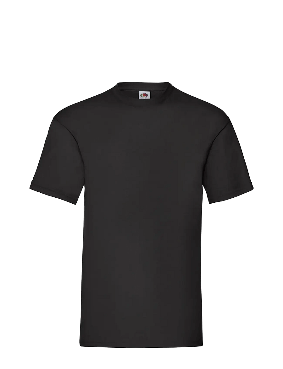 Fruit of the loom - Valueweight T - kurzärmelig - black - 0