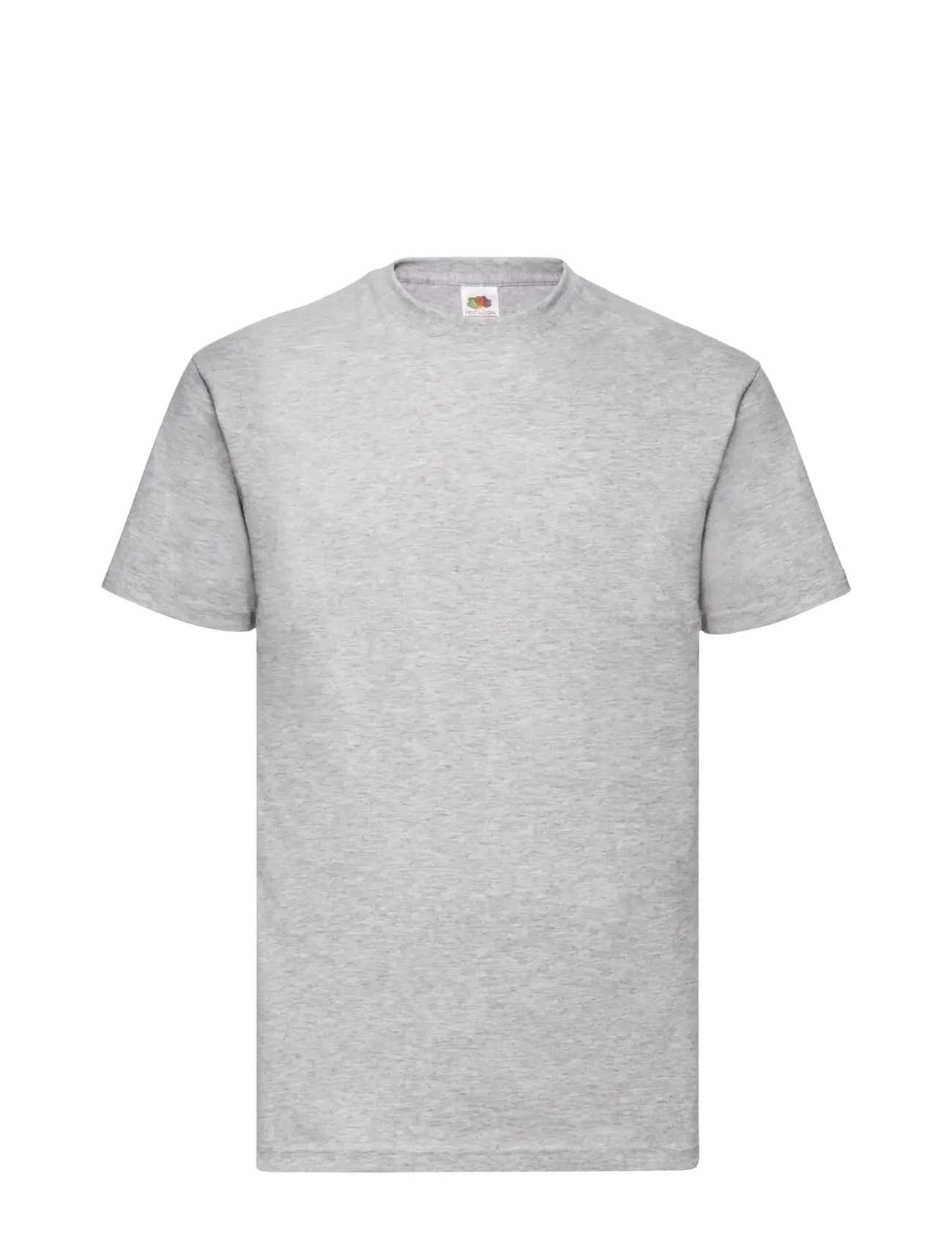 Fruit of the loom Valueweight T - T-Shirts - HEATHER GREY / grey