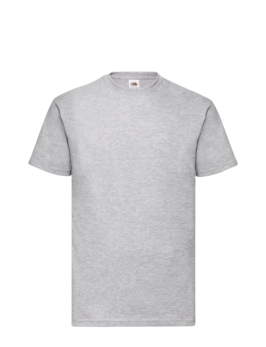 Fruit of the loom - Valueweight T - kurzärmelig - heather grey - 0