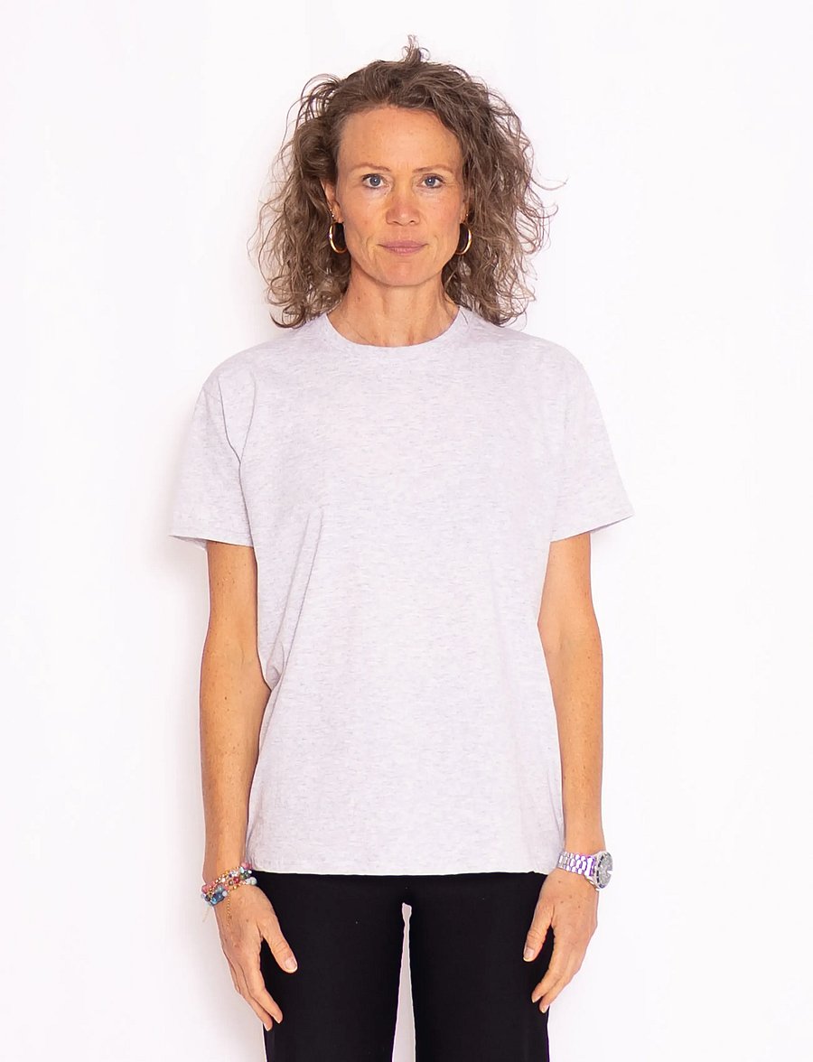 Fruit of the loom - Valueweight T - kurzärmelig - heather grey - 4
