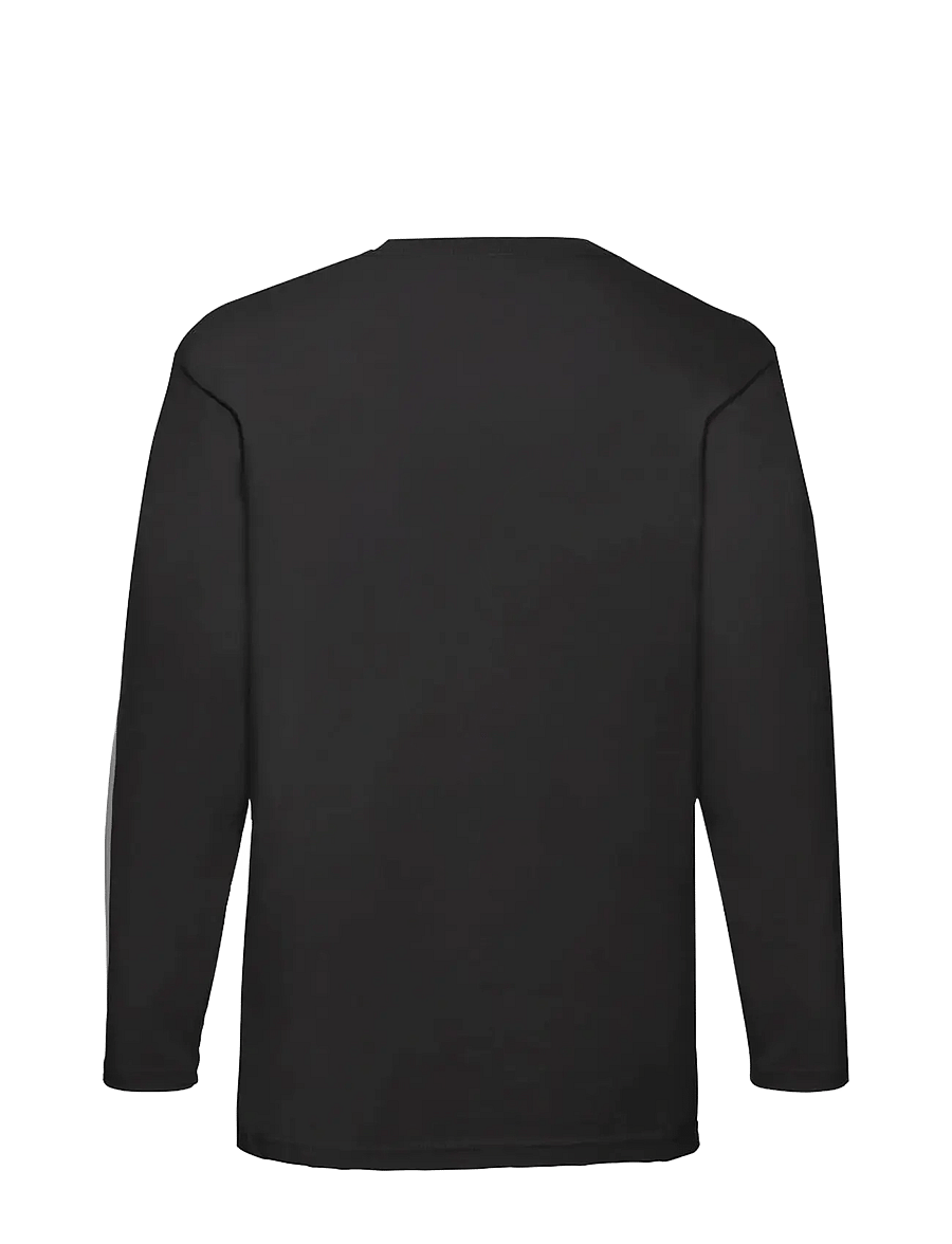 Fruit of the loom - Valueweight Long Sleeve T - langærmede t-shirts - black - 1