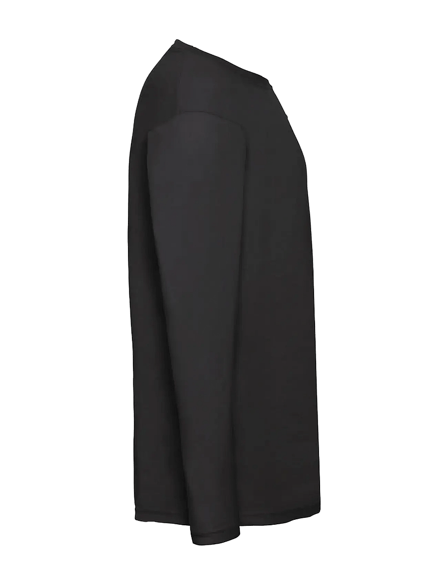 Fruit of the loom - Valueweight Long Sleeve T - langærmede t-shirts - black - 2