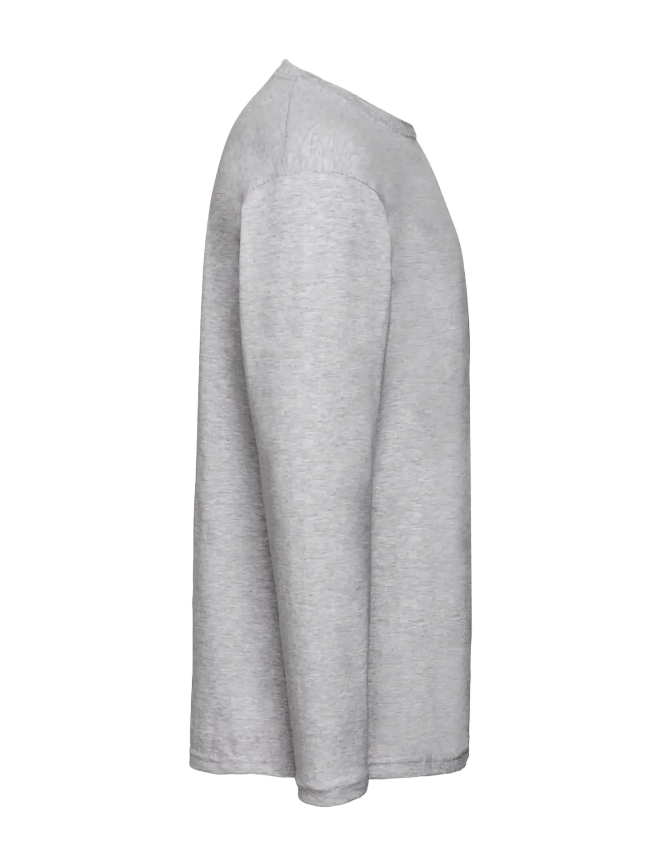 Fruit of the loom - Valueweight Long Sleeve T - langærmede t-shirts - heather grey - 2
