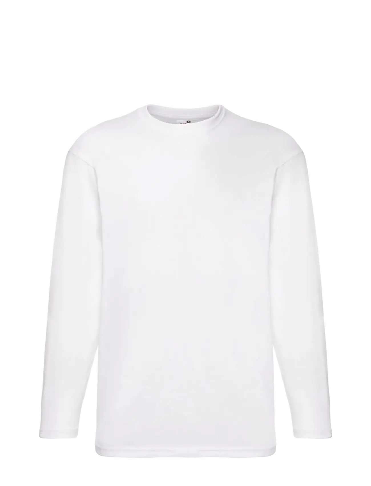 Fruit of the loom Valueweight Long Sleeve T - Pikkade varrukatega alussärgid - WHITE / white