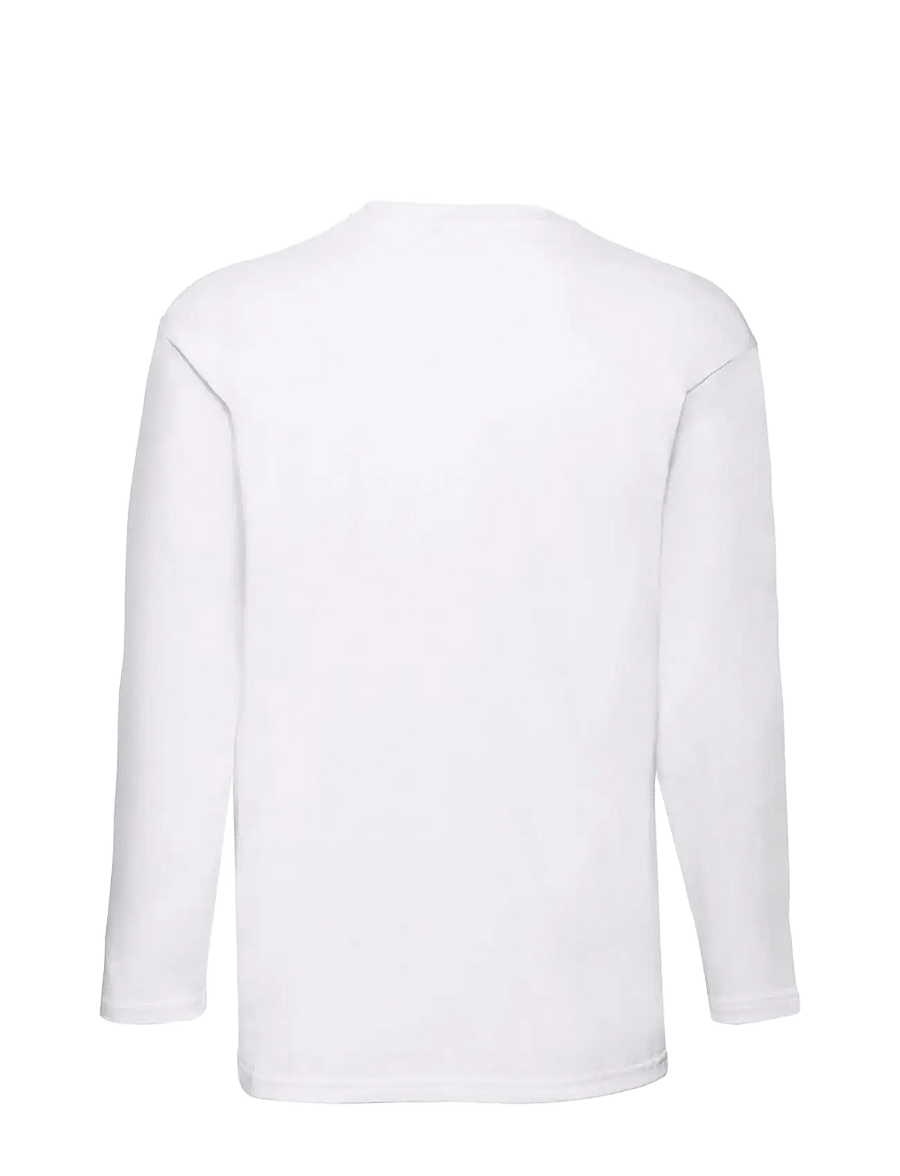 Fruit of the loom - Valueweight Long Sleeve T - langermede t-skjorter - white - 1