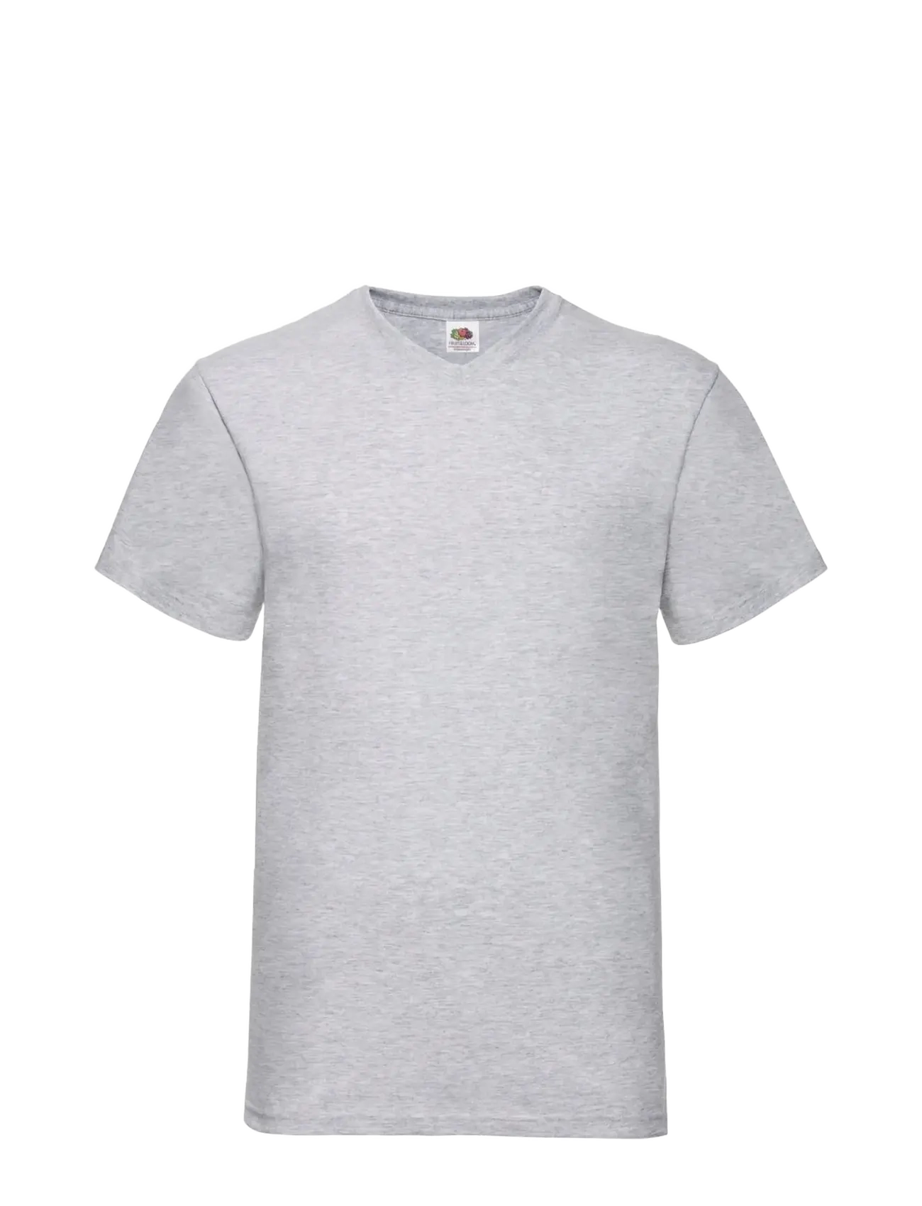 FRUIT OF THE LOOM Valueweight V-Ausschnitt T Grau - S - Damen