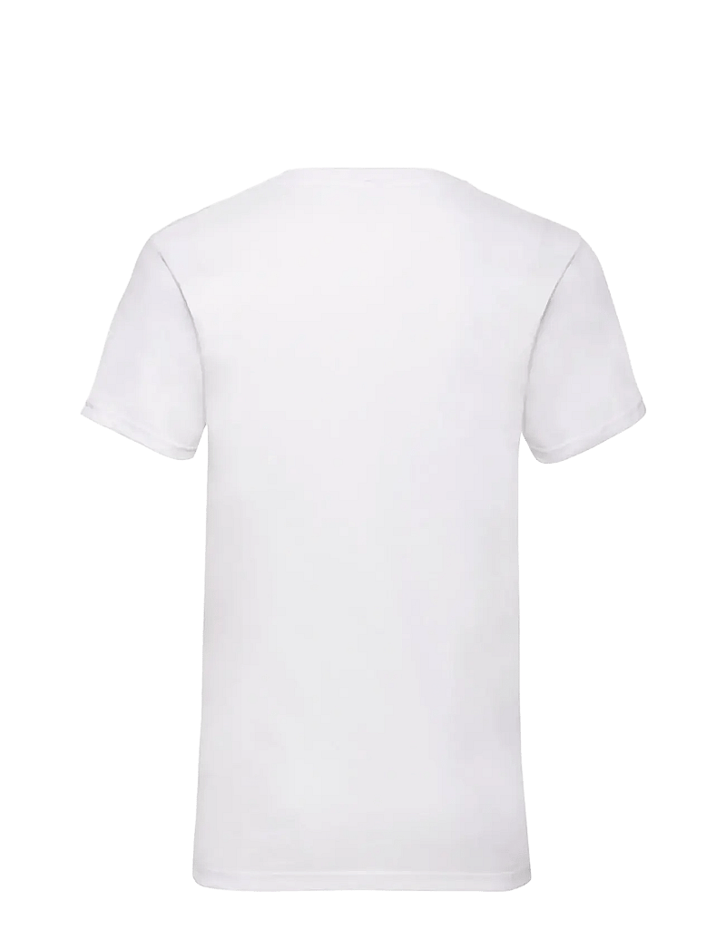 Fruit of the loom - Valueweight V-Neck T - kortærmede t-shirts - white - 1