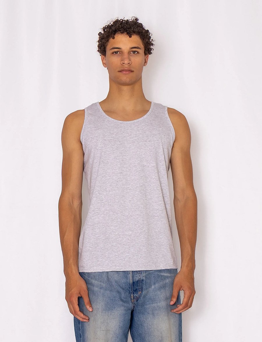 Fruit of the loom - Valueweight Athletic Vest - tanktops - heather grey - 0