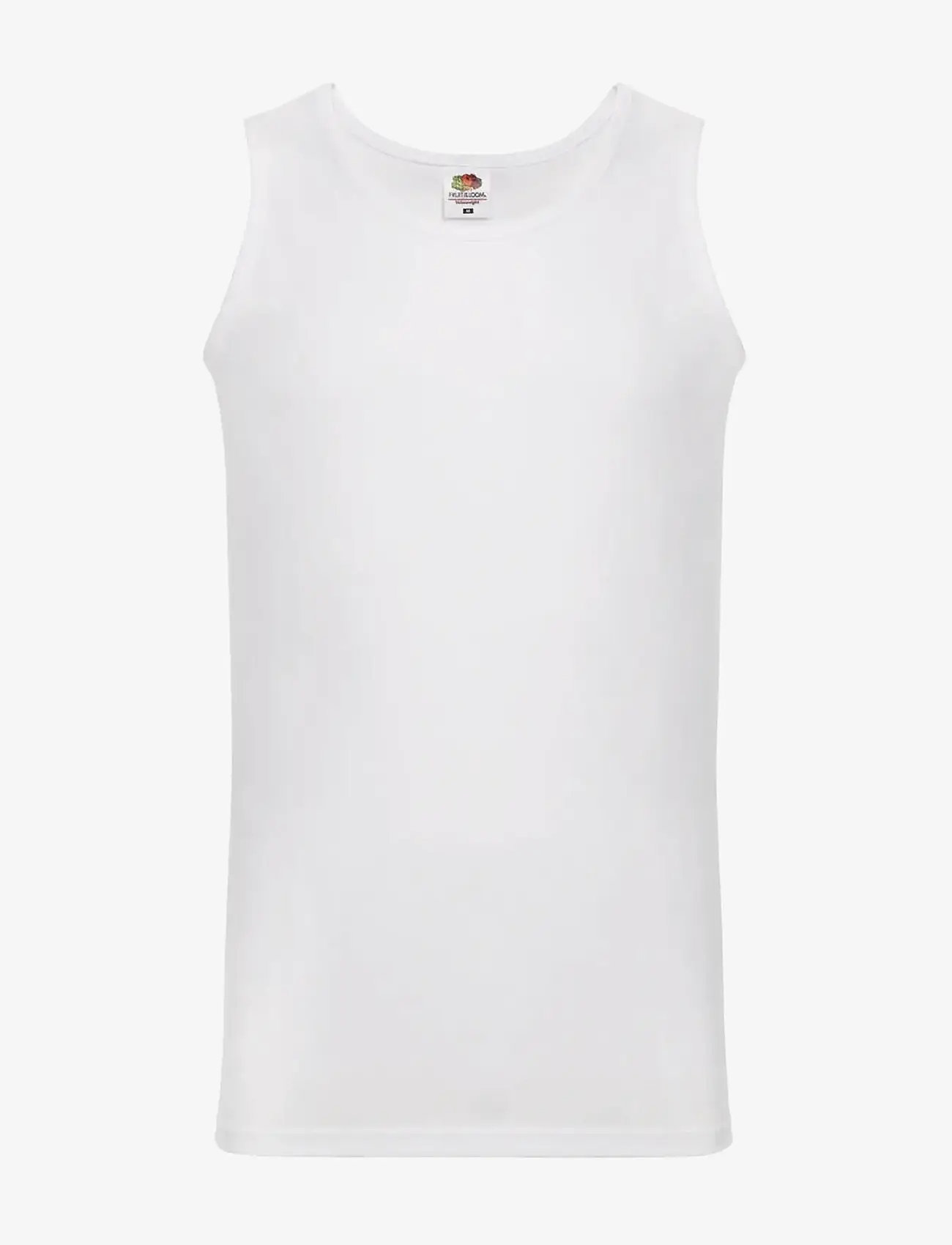 Fruit of the loom - Valueweight Athletic Vest - sleeveless shirts - white - 1