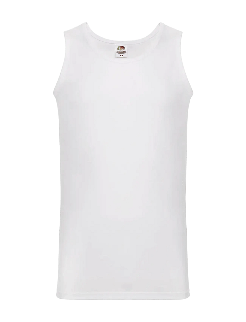 Fruit of the loom - Valueweight Athletic Vest - tank top - white - 1