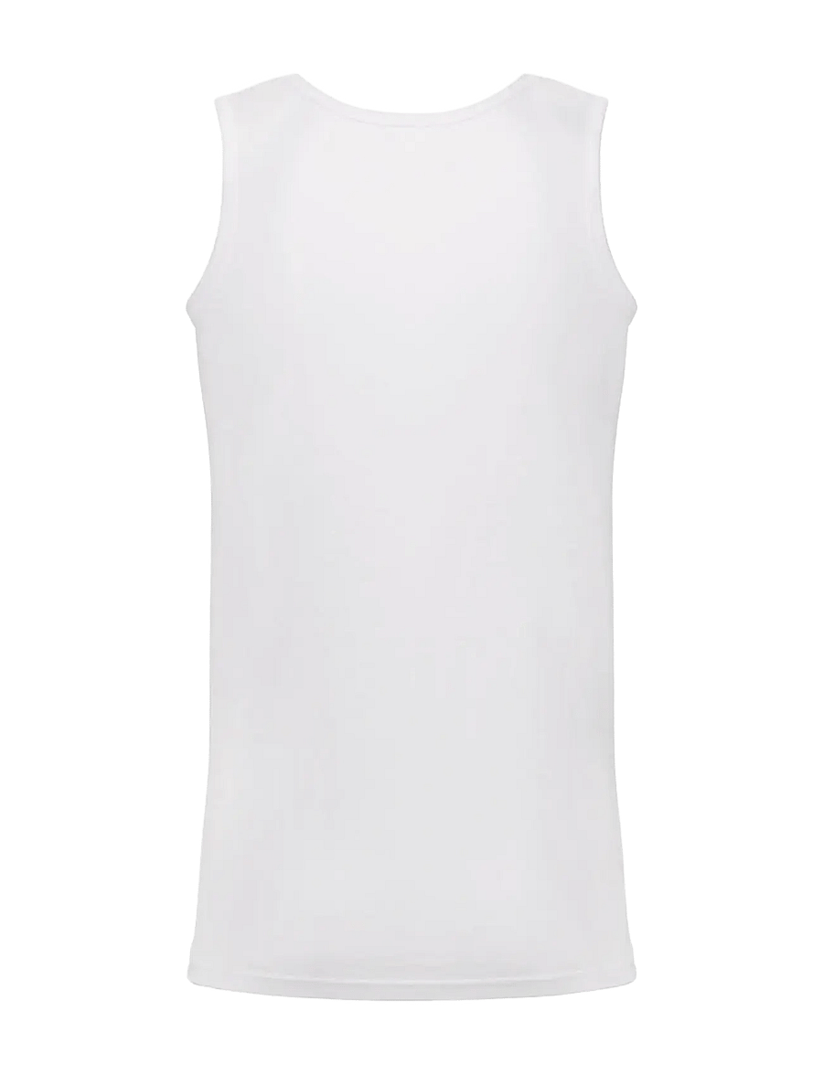 Fruit of the loom - Valueweight Athletic Vest - linnen - white - 2