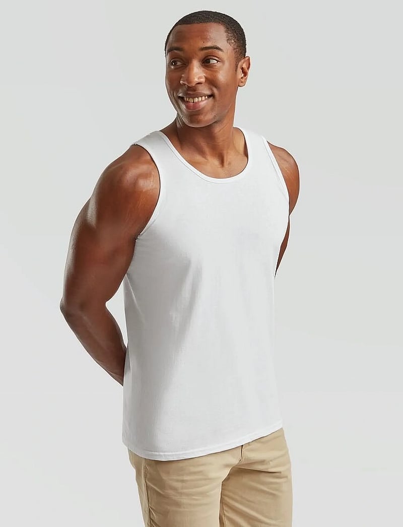 Fruit of the loom - Valueweight Athletic Vest - tank top - white - 4