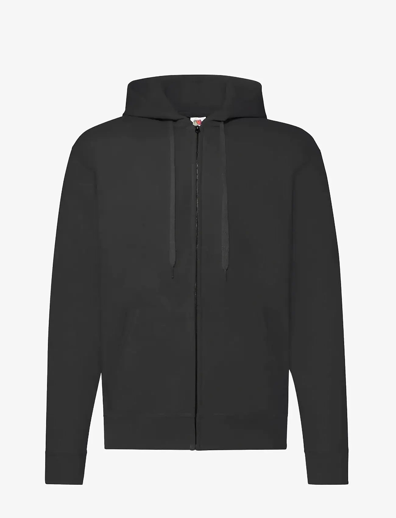 Fruit of the loom - Classic Hooded Sweat Jacket - kapuzenpullover - black - 0