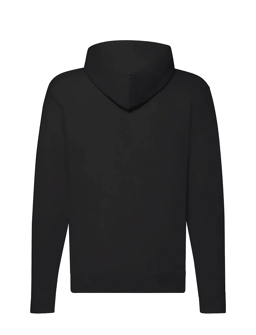 Fruit of the loom - Classic Hooded Sweat Jacket - hættetrøjer - black - 1