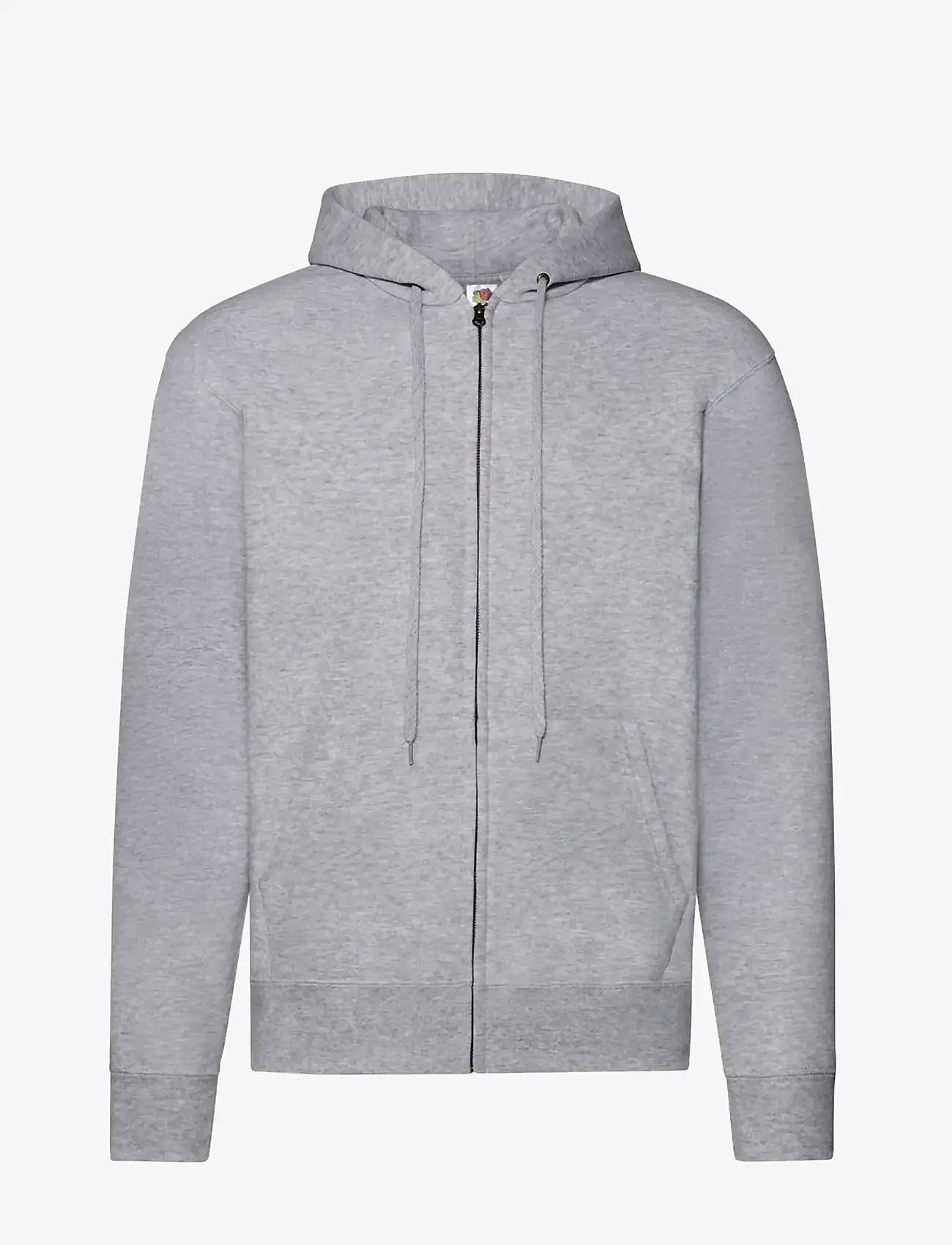 Fruit of the loom - Classic Hooded Sweat Jacket - hoodies - heather grey - 0