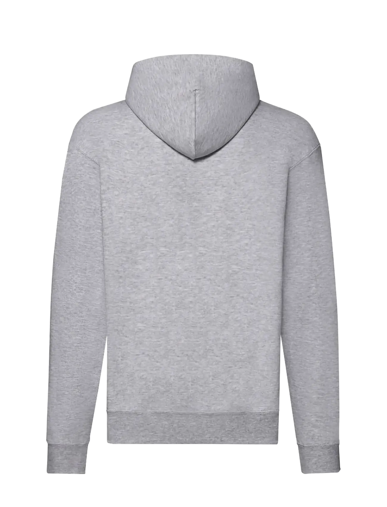 Fruit of the loom - Classic Hooded Sweat Jacket - hættetrøjer - heather grey - 1