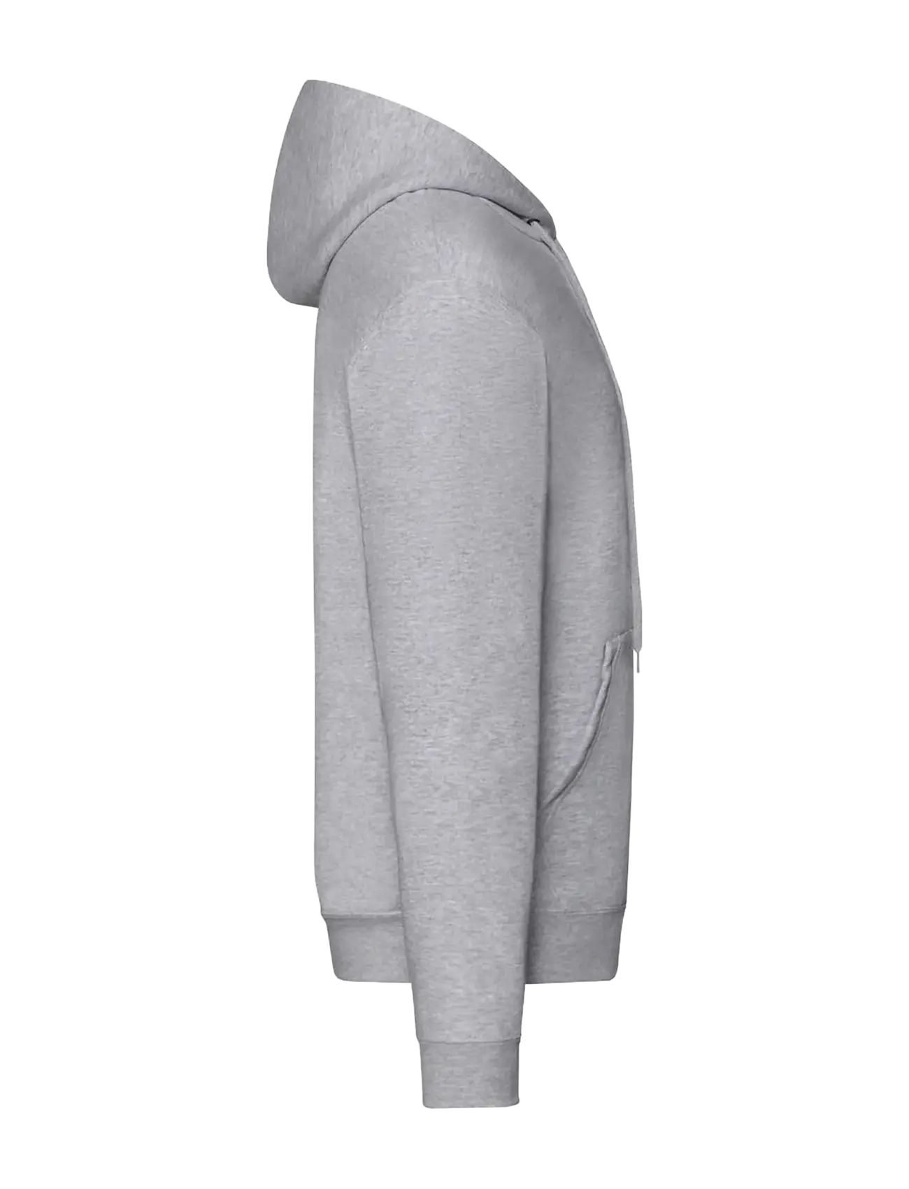 Fruit of the loom - Classic Hooded Sweat Jacket - hættetrøjer - heather grey - 2