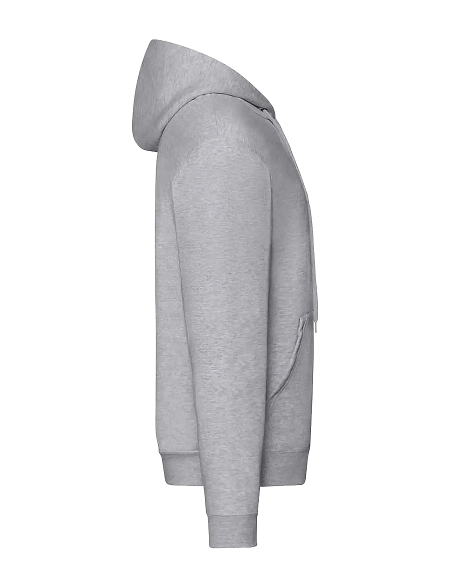 Fruit of the loom - Classic Hooded Sweat Jacket - hættetrøjer - heather grey - 2