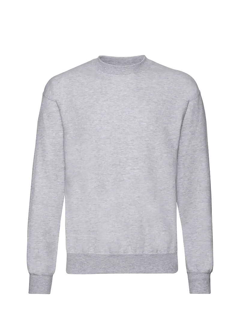 Fruit of the loom - Classic Set-In Sweat - hverdags stil - heather grey - 0