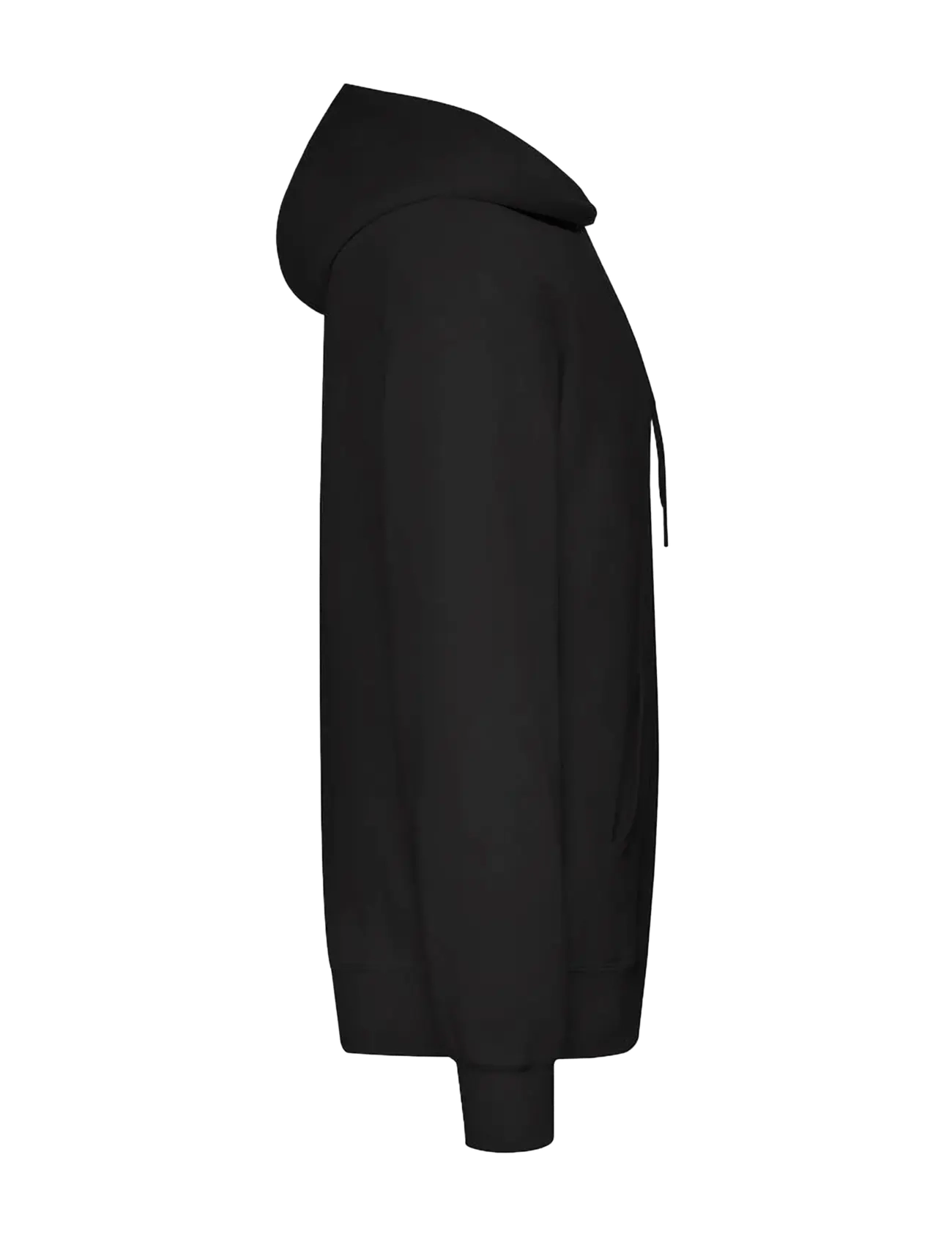 Fruit of the loom - Classic Hooded Sweat - hættetrøjer - black - 2