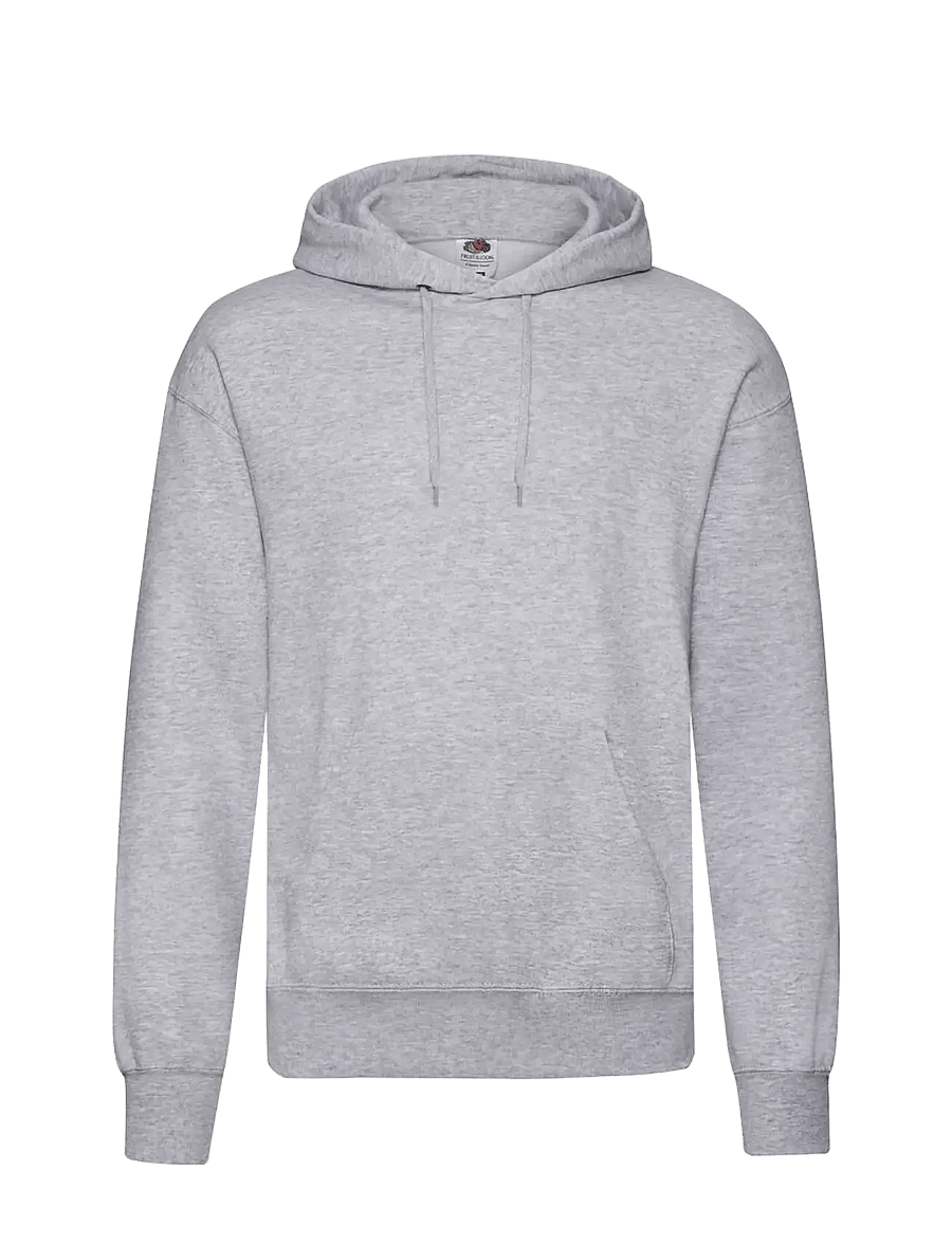 Fruit of the loom - Classic Hooded Sweat - kapuutsiga dressipluusid - heather grey - 0