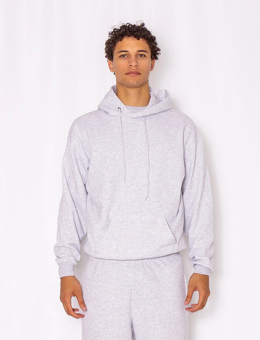 Fruit of the loom - Classic Hooded Sweat - kapuutsiga dressipluusid - heather grey - 4