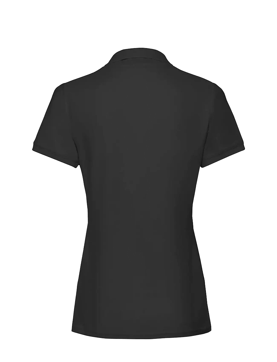 Fruit of the loom - Ladies Premium Polo - poloshirts - black - 1