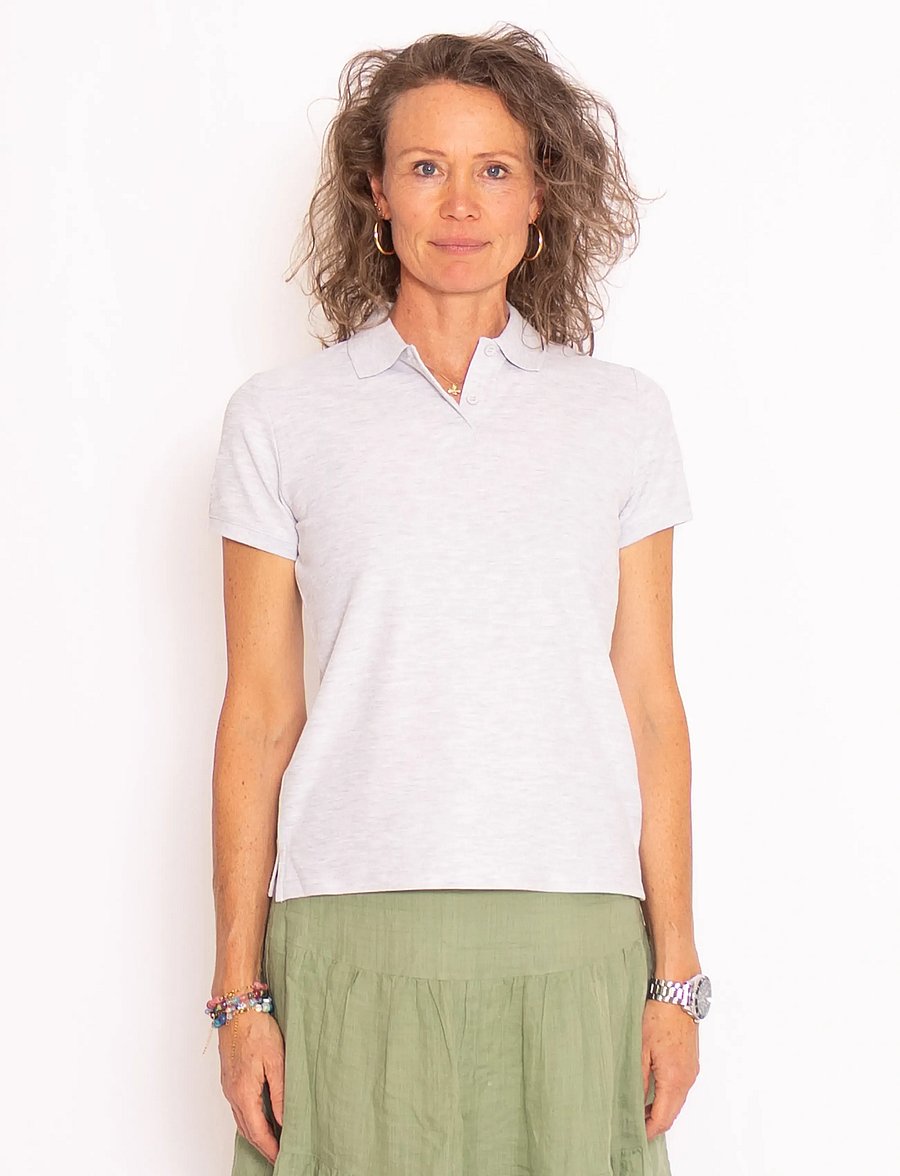 Fruit of the loom - Ladies Premium Polo - poloer - heather grey - 0