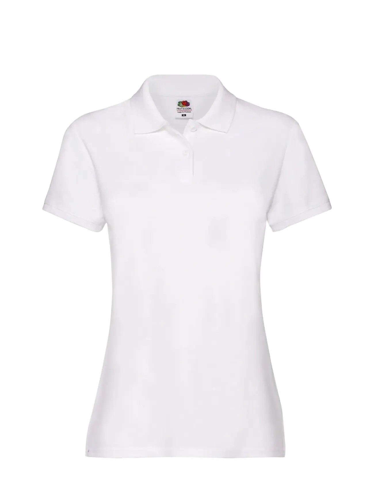 Fruit of the loom Ladies Premium Polo - Vis alt - WHITE / white