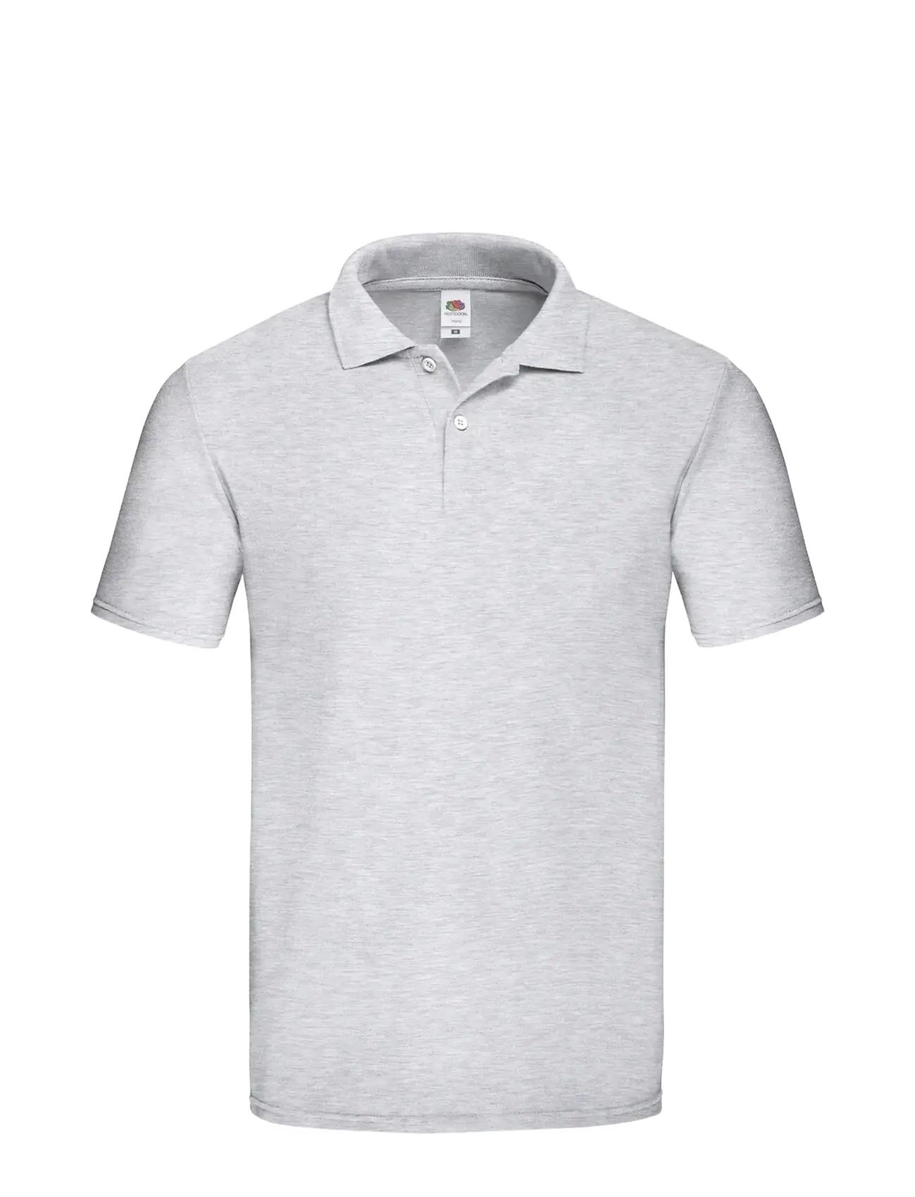 FRUIT OF THE LOOM Original Polo Grau - M - Damen