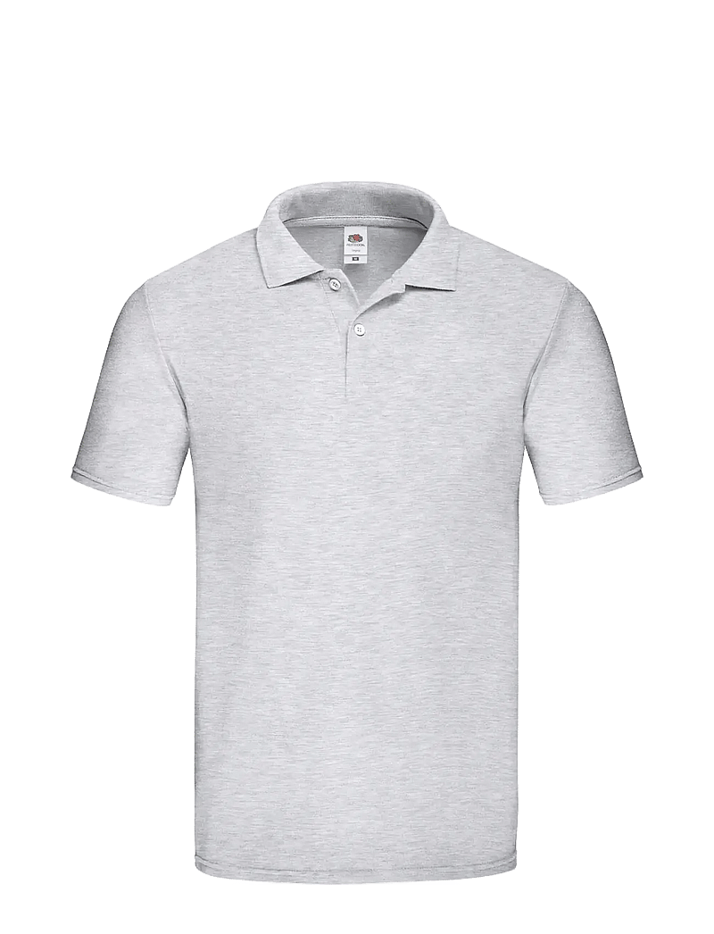 Fruit of the loom - Original Polo - lühikeste varrukatega polod - heather grey - 0