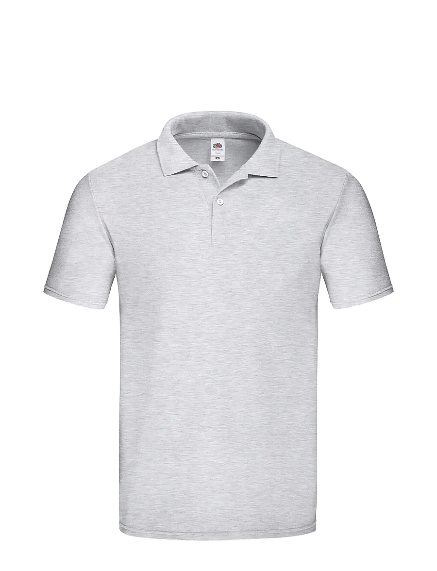 Fruit of the loom - Original Polo - kortærmede poloer - heather grey - 0