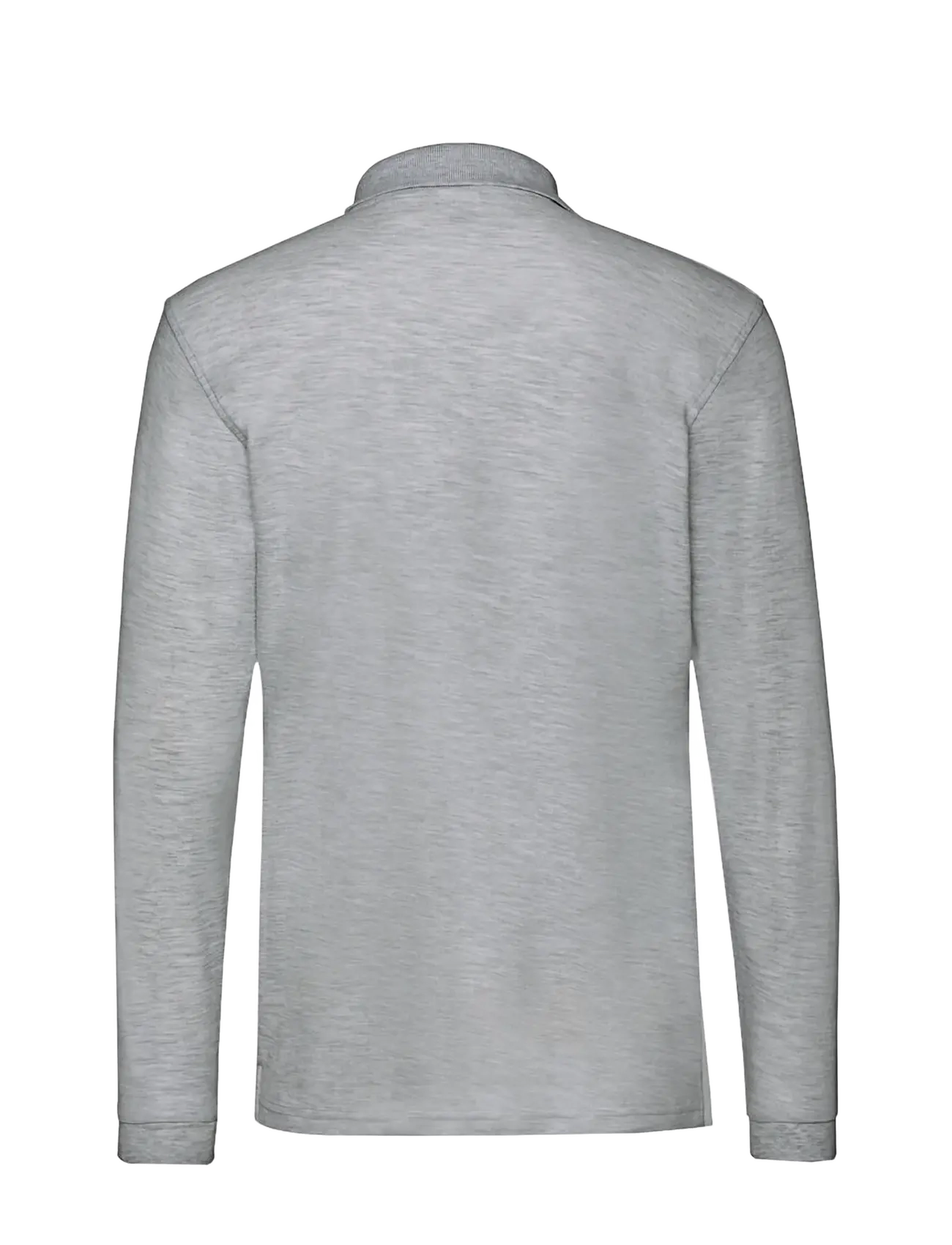 Fruit of the loom - Premium Long Sleeve Polo - långärmade pikéer - athletic heather - 1