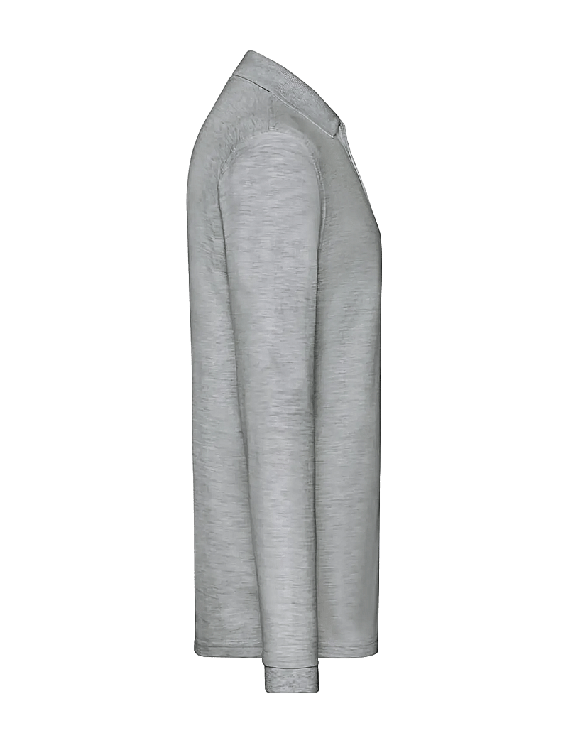 Fruit of the loom - Premium Long Sleeve Polo - langermede - athletic heather - 2