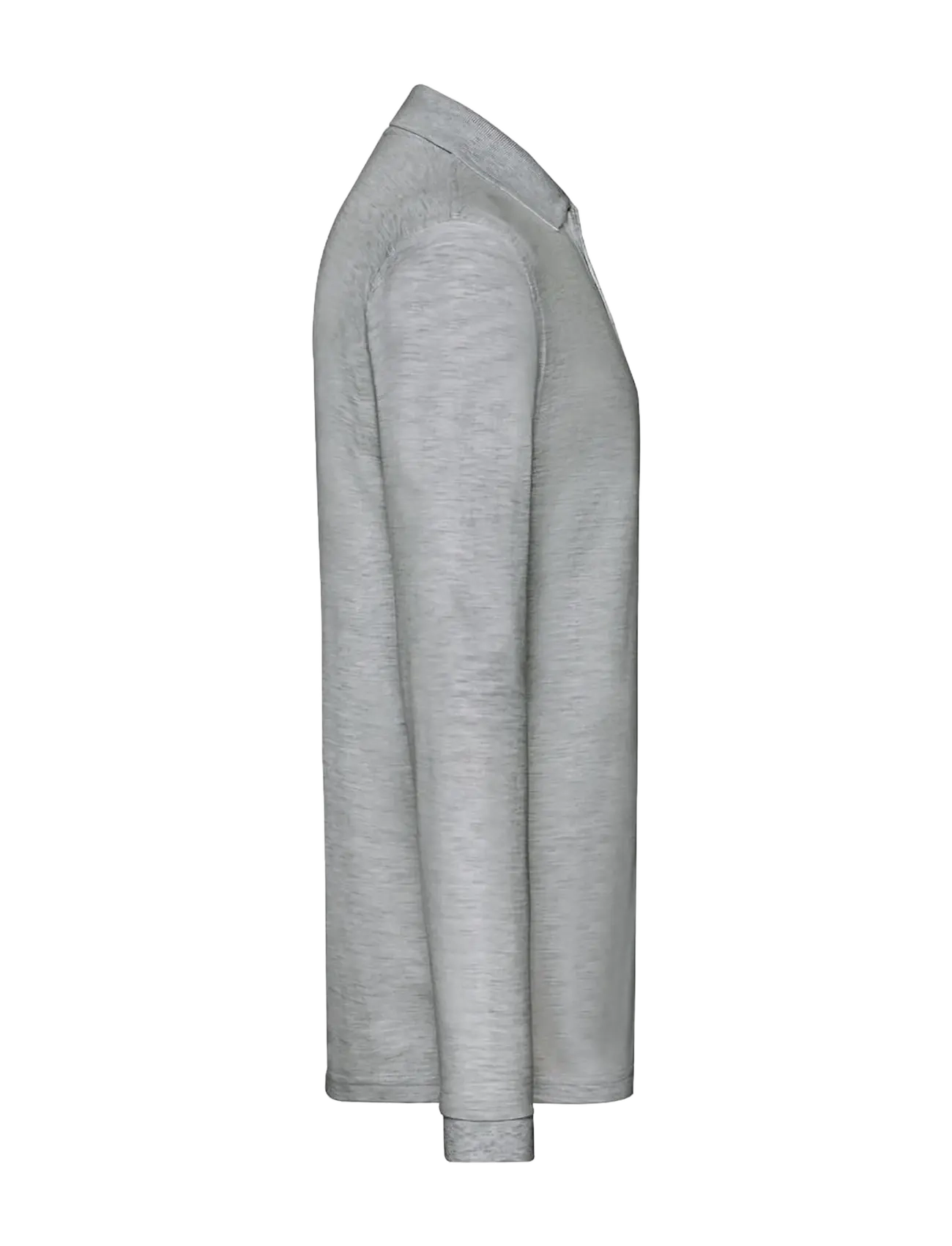 Fruit of the loom - Premium Long Sleeve Polo - långärmade pikéer - athletic heather - 2