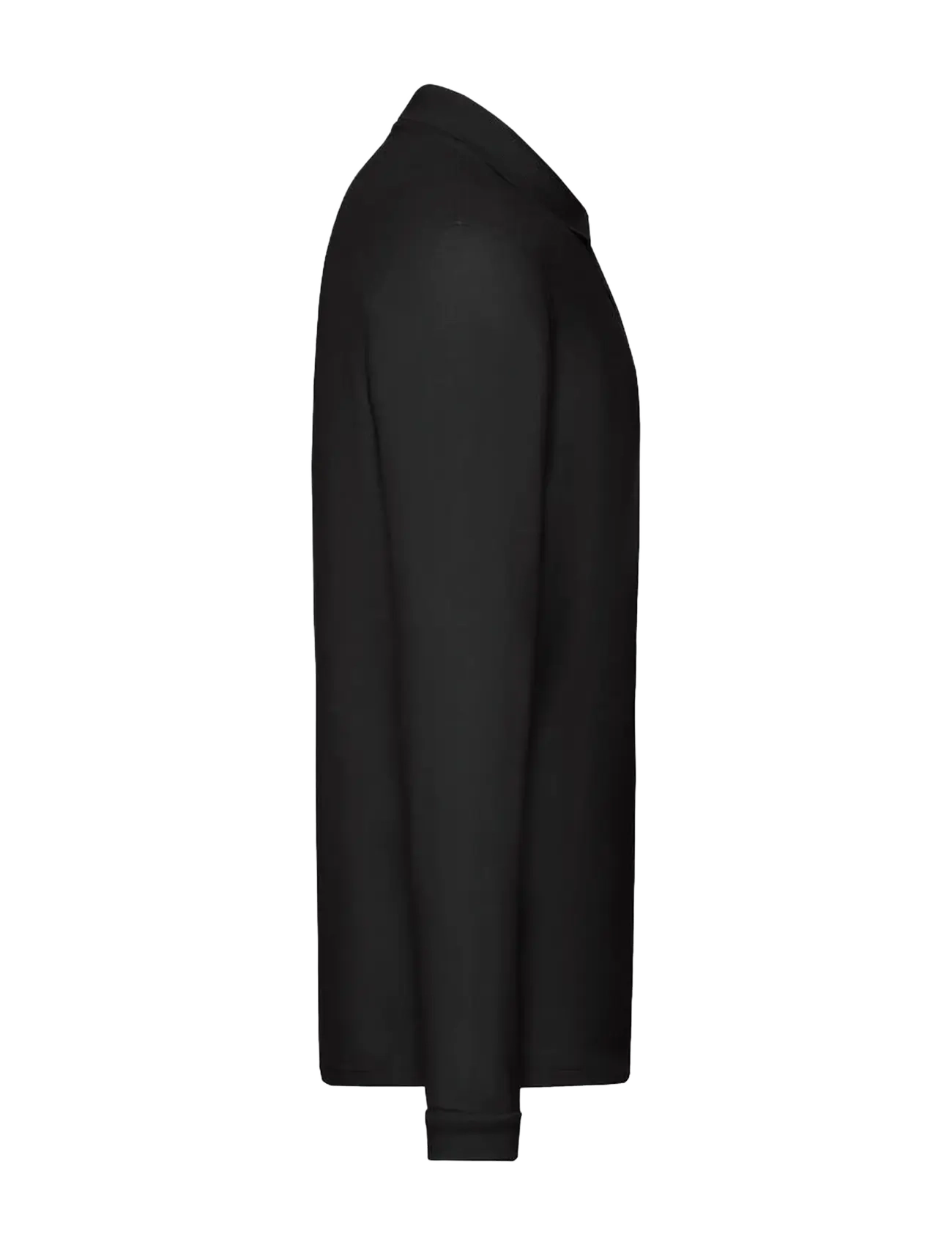 Fruit of the loom - Premium Long Sleeve Polo - langærmede poloer - black - 3