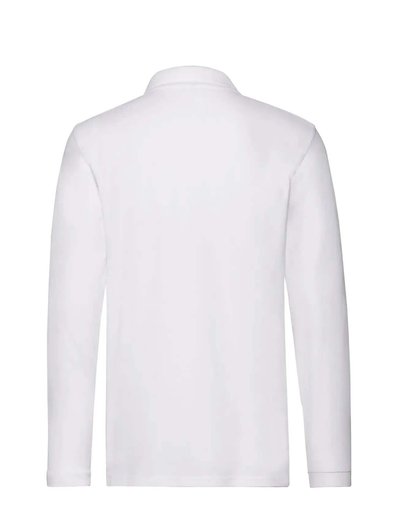 Fruit of the loom - Premium Long Sleeve Polo - langærmede poloer - white - 2