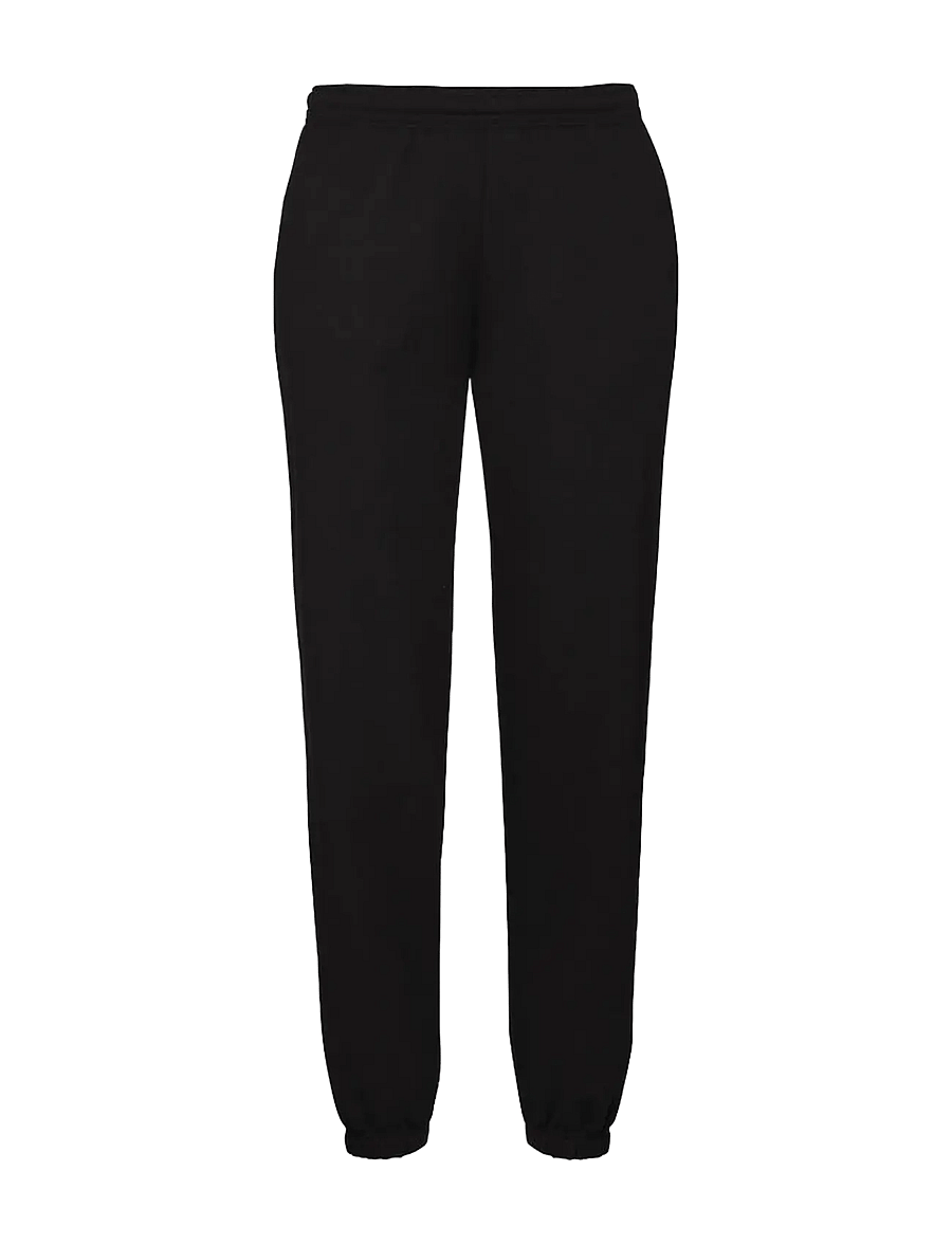 Fruit of the loom - Classic Elasticated Cuff Jog Pants - hverdags stil - black - 0