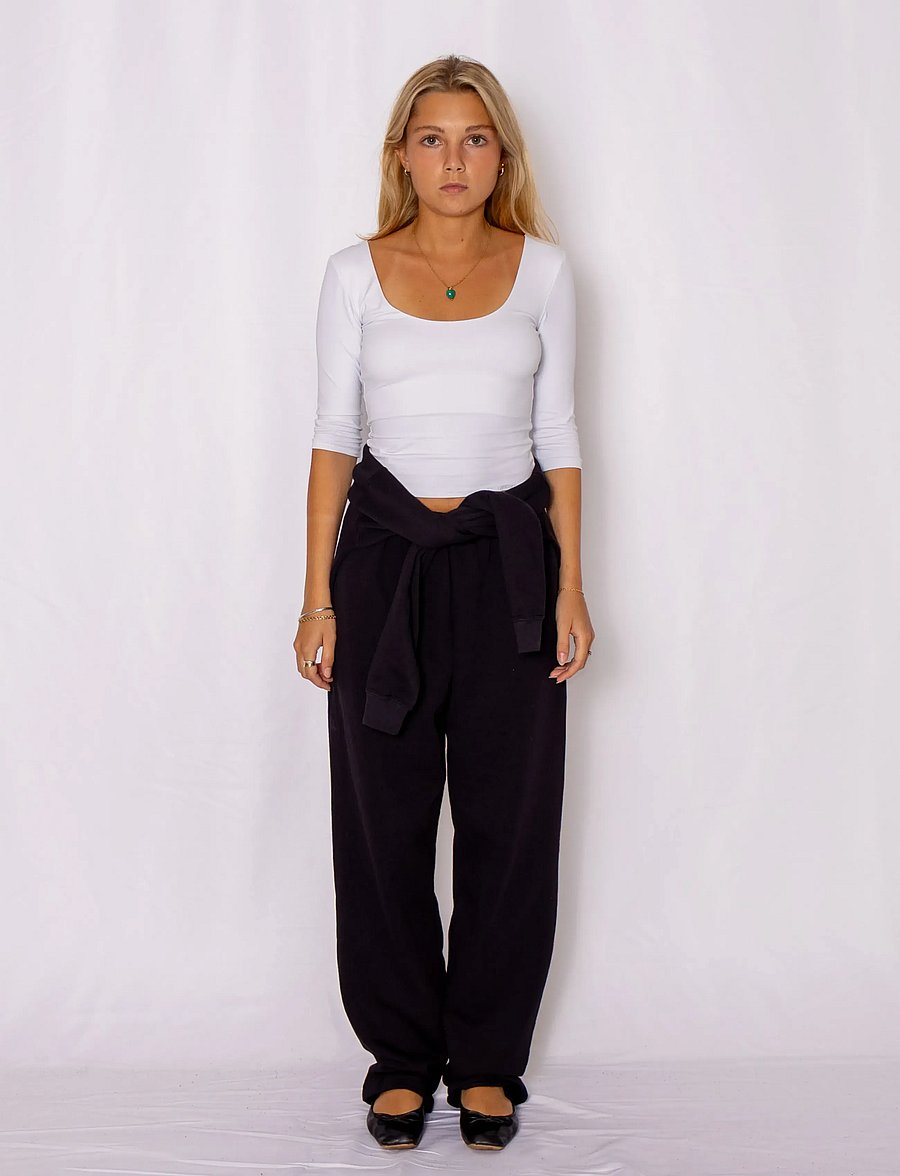 Fruit of the loom - Classic Elasticated Cuff Jog Pants - hverdags stil - black - 5