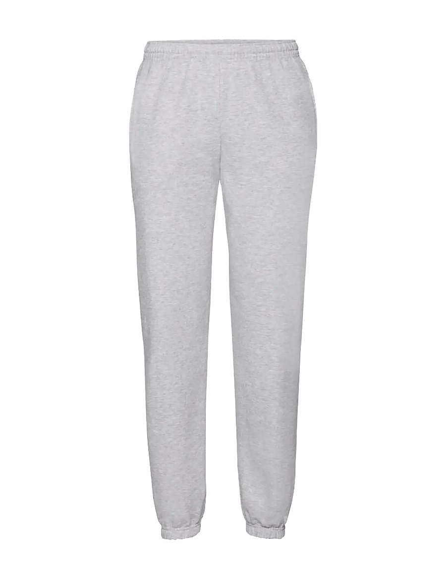 Fruit of the loom - Classic Elasticated Cuff Jog Pants - igapäevane stiil - heather grey - 1