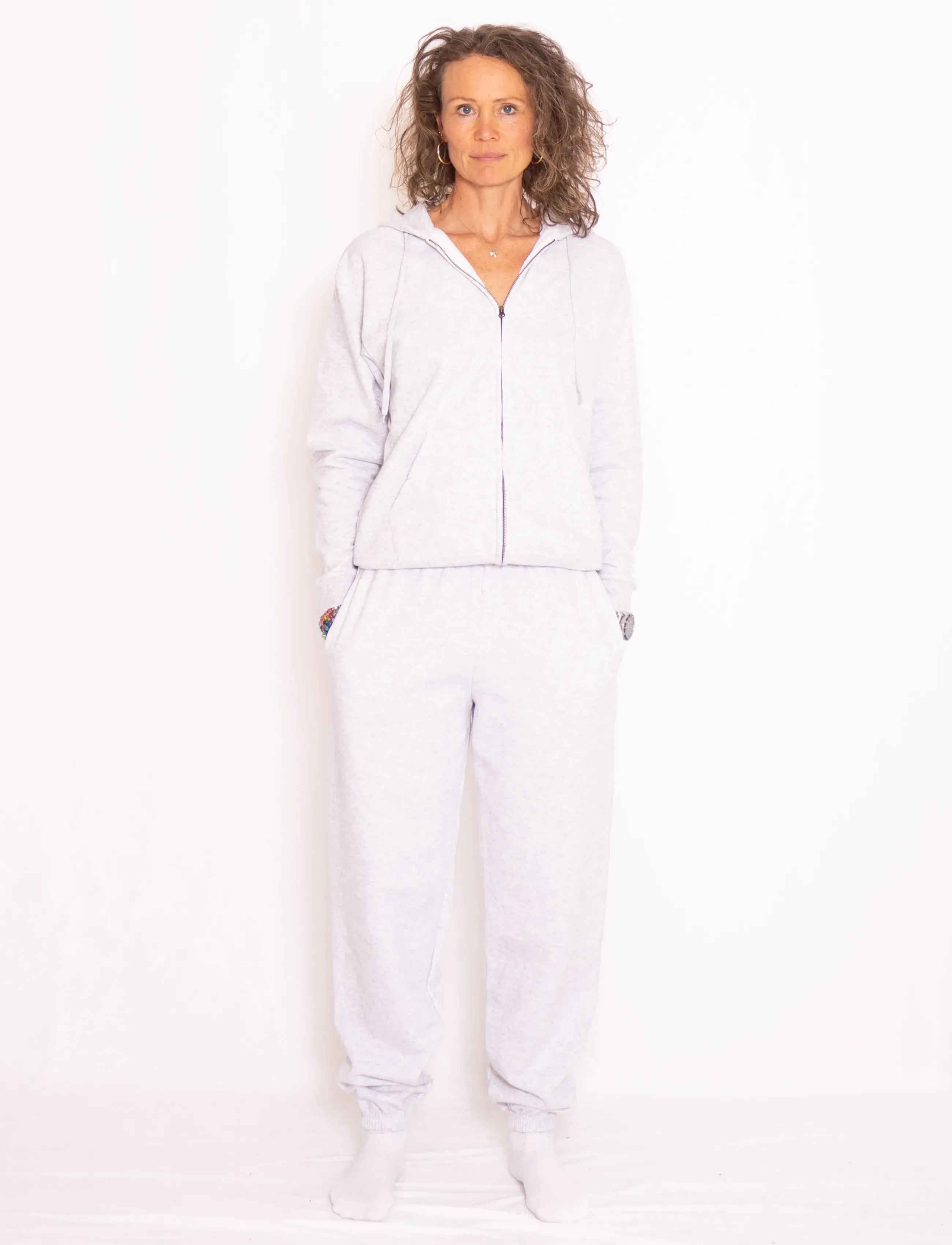 Fruit of the loom - Classic Elasticated Cuff Jog Pants - igapäevane stiil - heather grey - 4