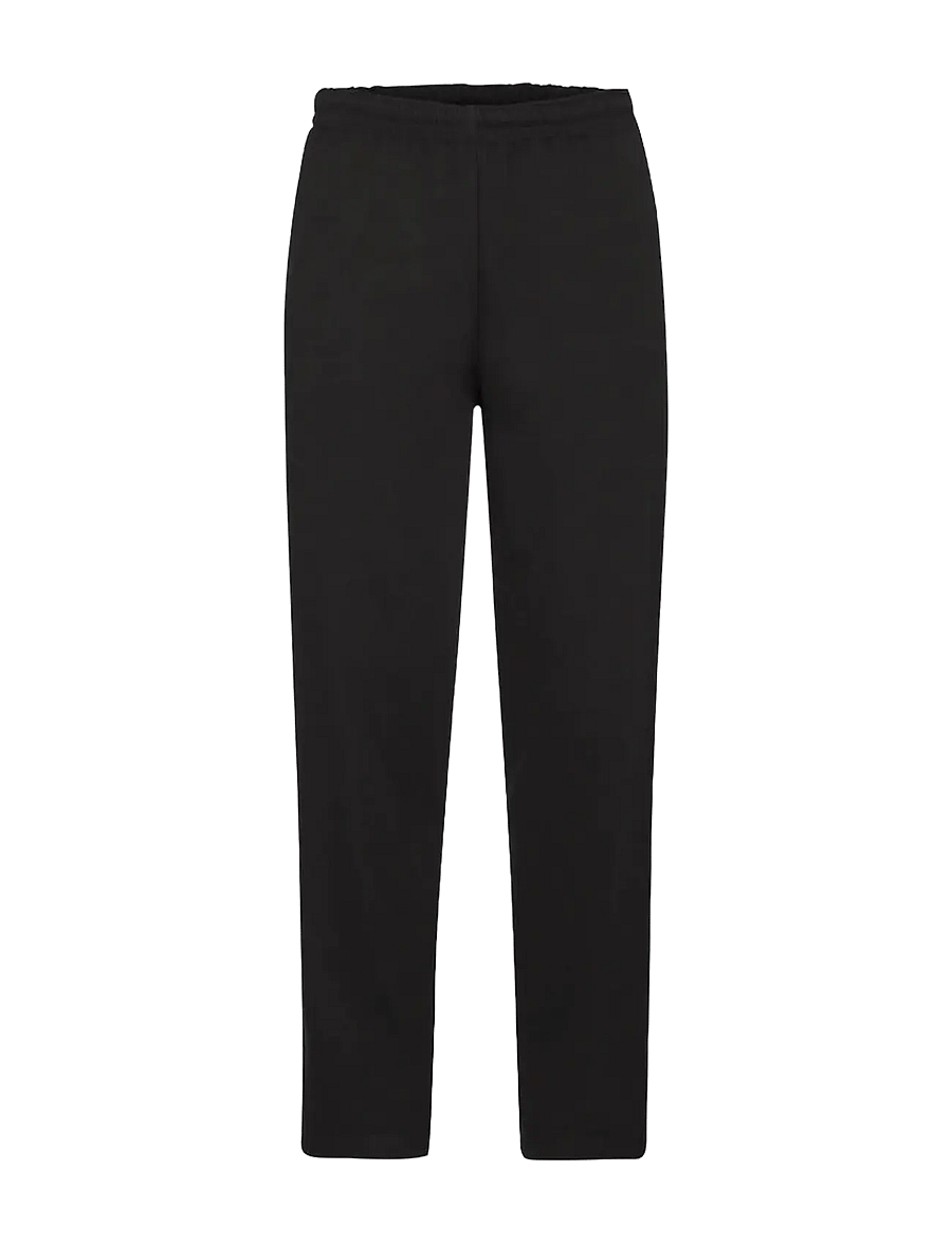 Fruit of the loom - Classic Open Hem Jog Pants - hverdags stil - black - 0