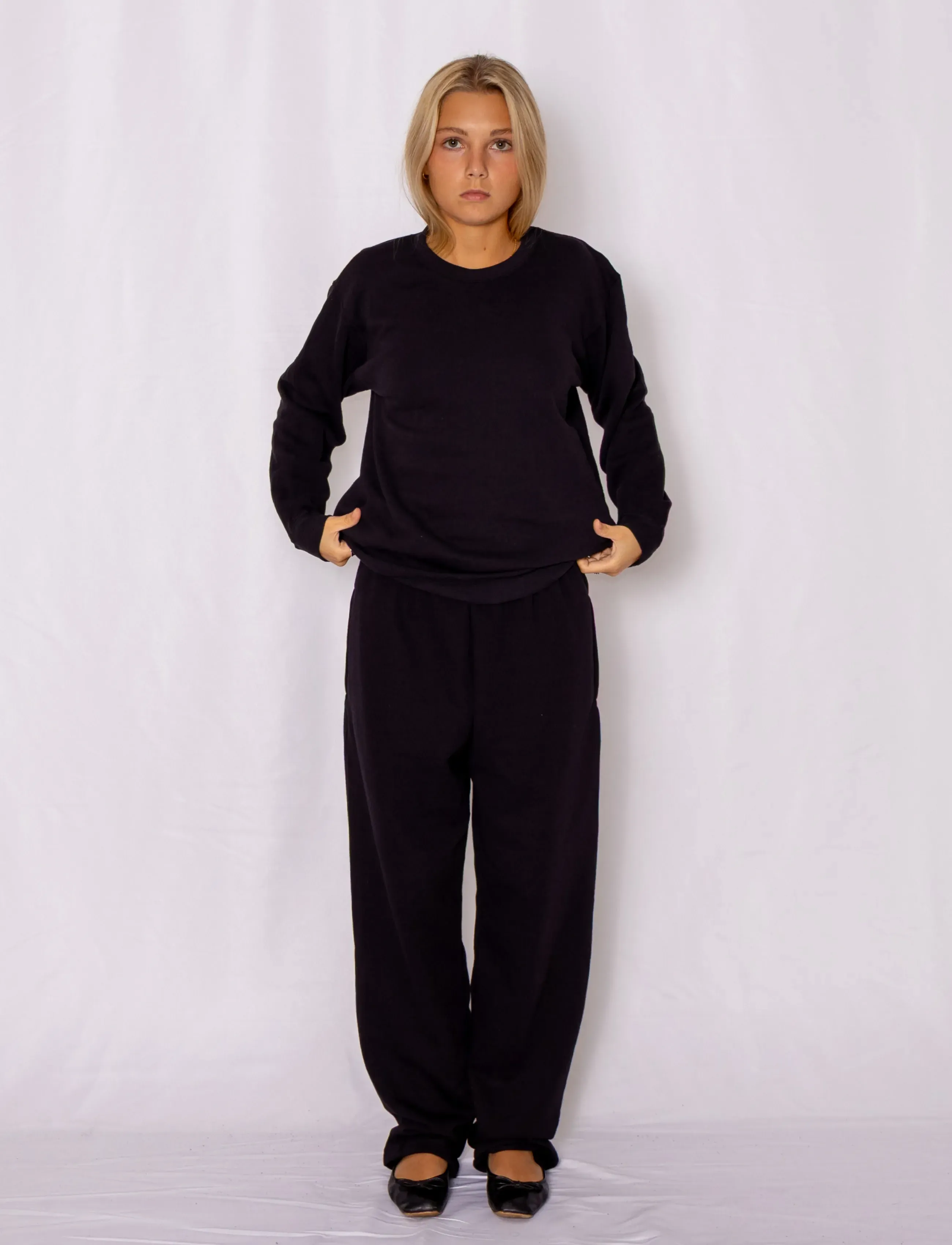 Fruit of the loom - Classic Open Hem Jog Pants - hverdags stil - black - 3